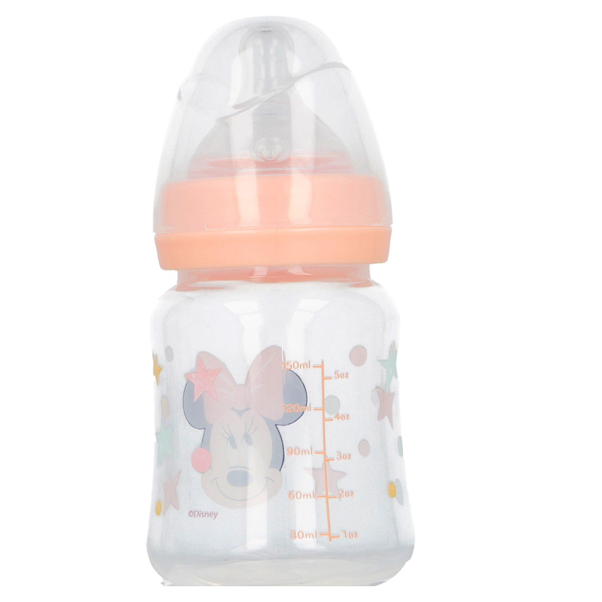 Mamadera Boca Ancha 3 Flujos Disney Baby Minnie 150 Ml-2