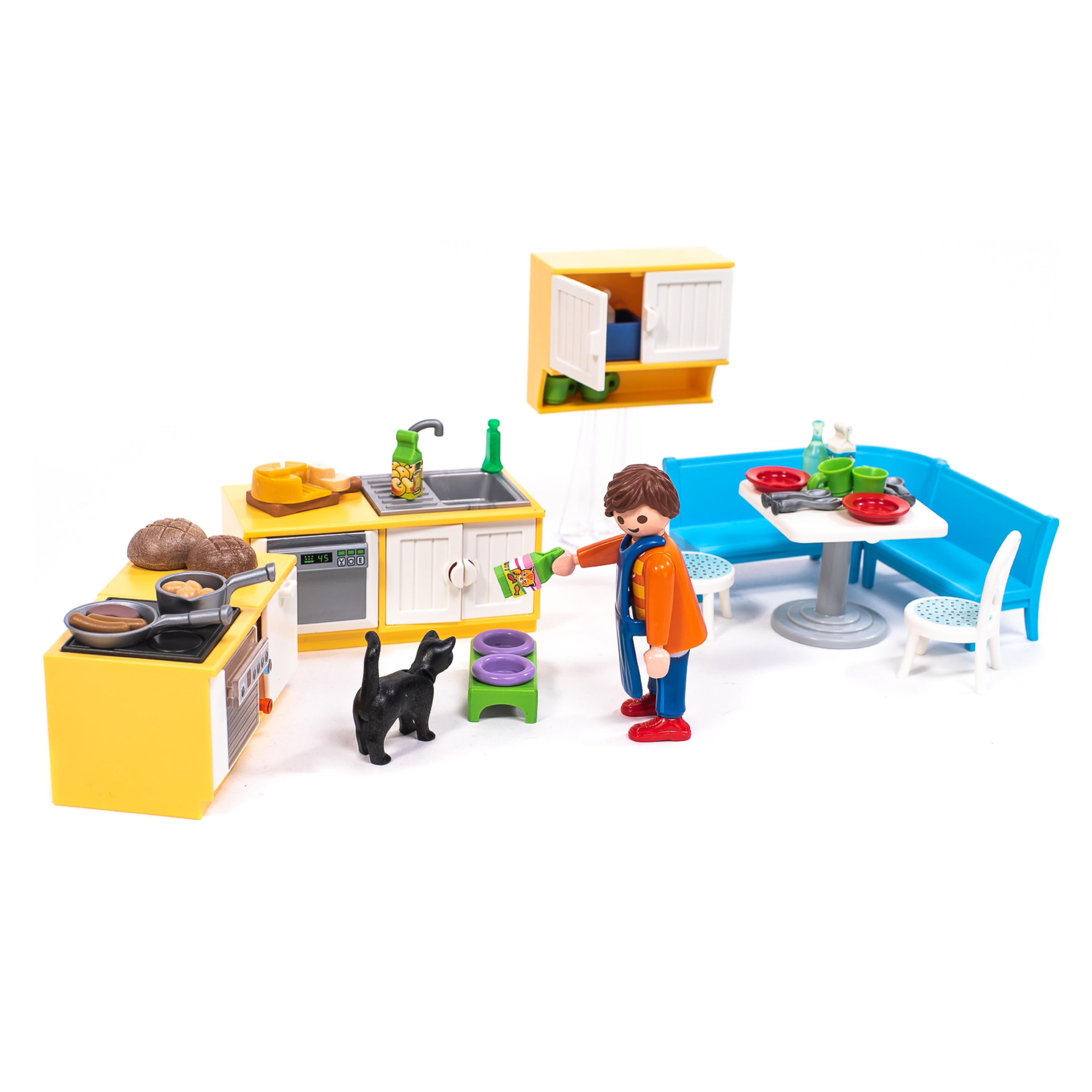 Playmobil Cocina Con Menaje Y Figura Accesorios 5336-3