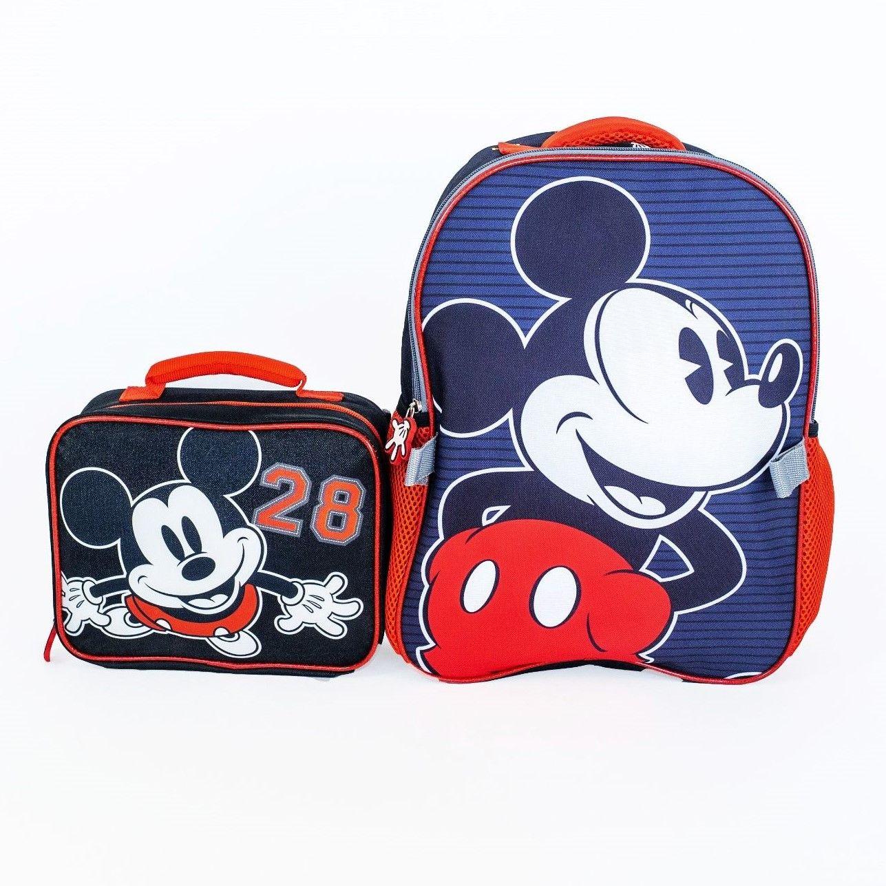 Mochila con lonchera infantil mickey-0
