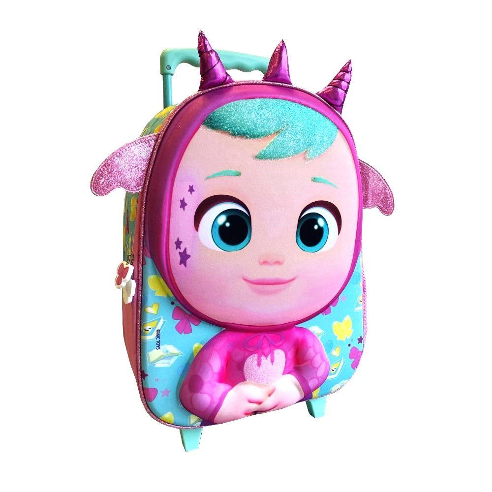 Mochila con Ruedas 3D Bruny Con Orejas Cry Babies-1