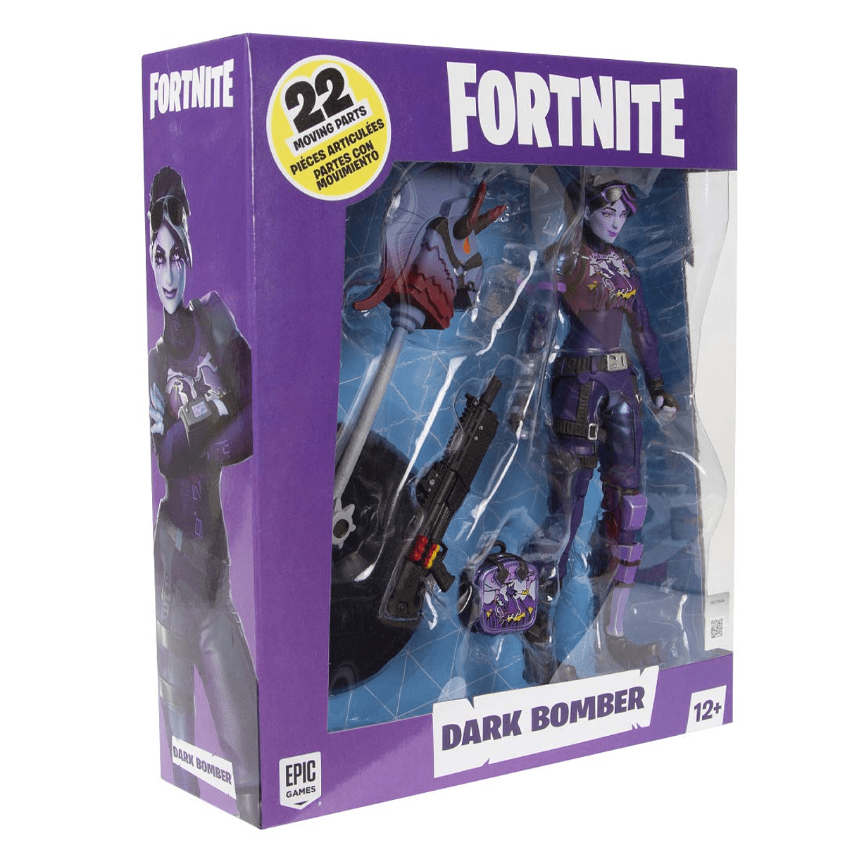 Figura Acción 7" + Accesorios Fortnite Wv5 Dark Bomber-1