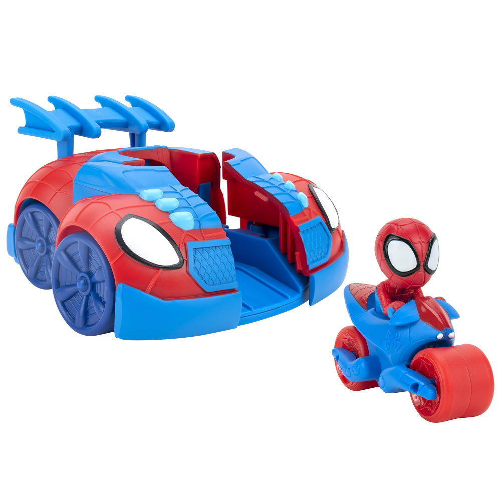 Marvel Spidey - Figura Spider 2 en 1 Web strike-1