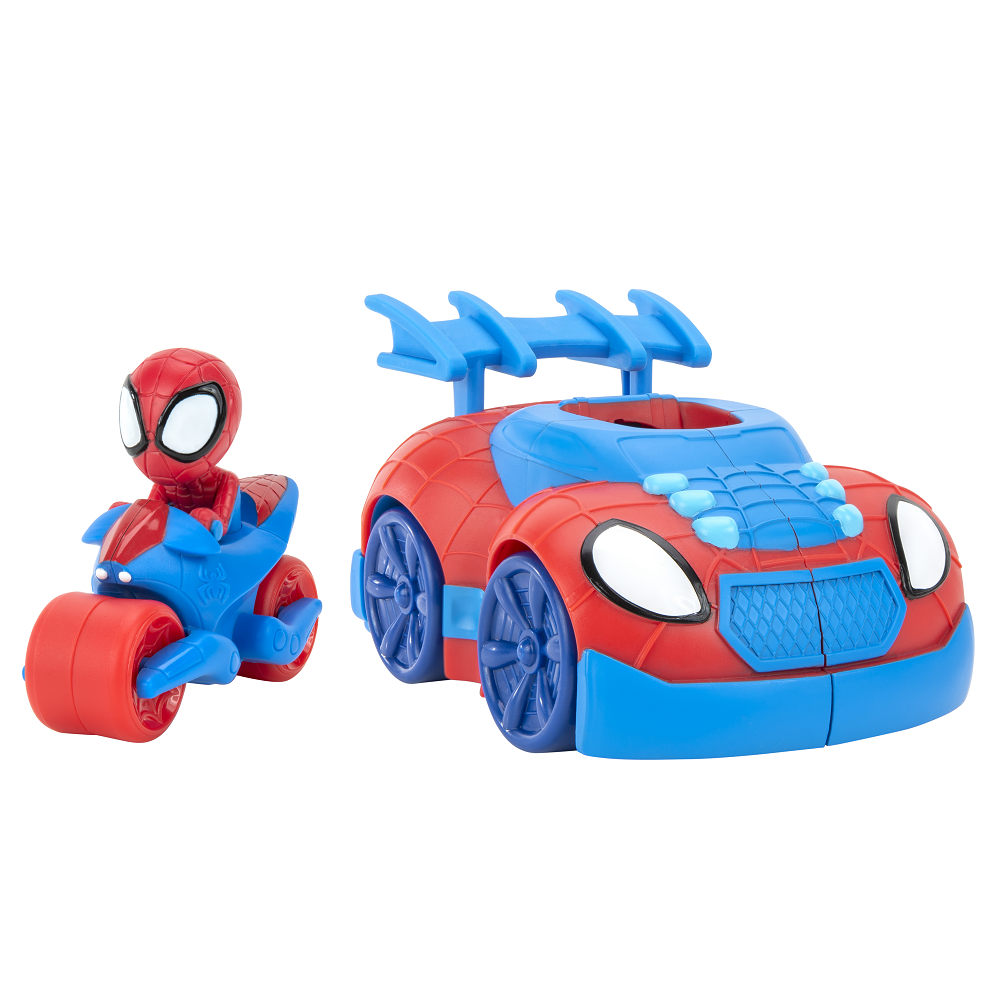 Marvel Spidey - Figura Spider 2 en 1 Web strike-6