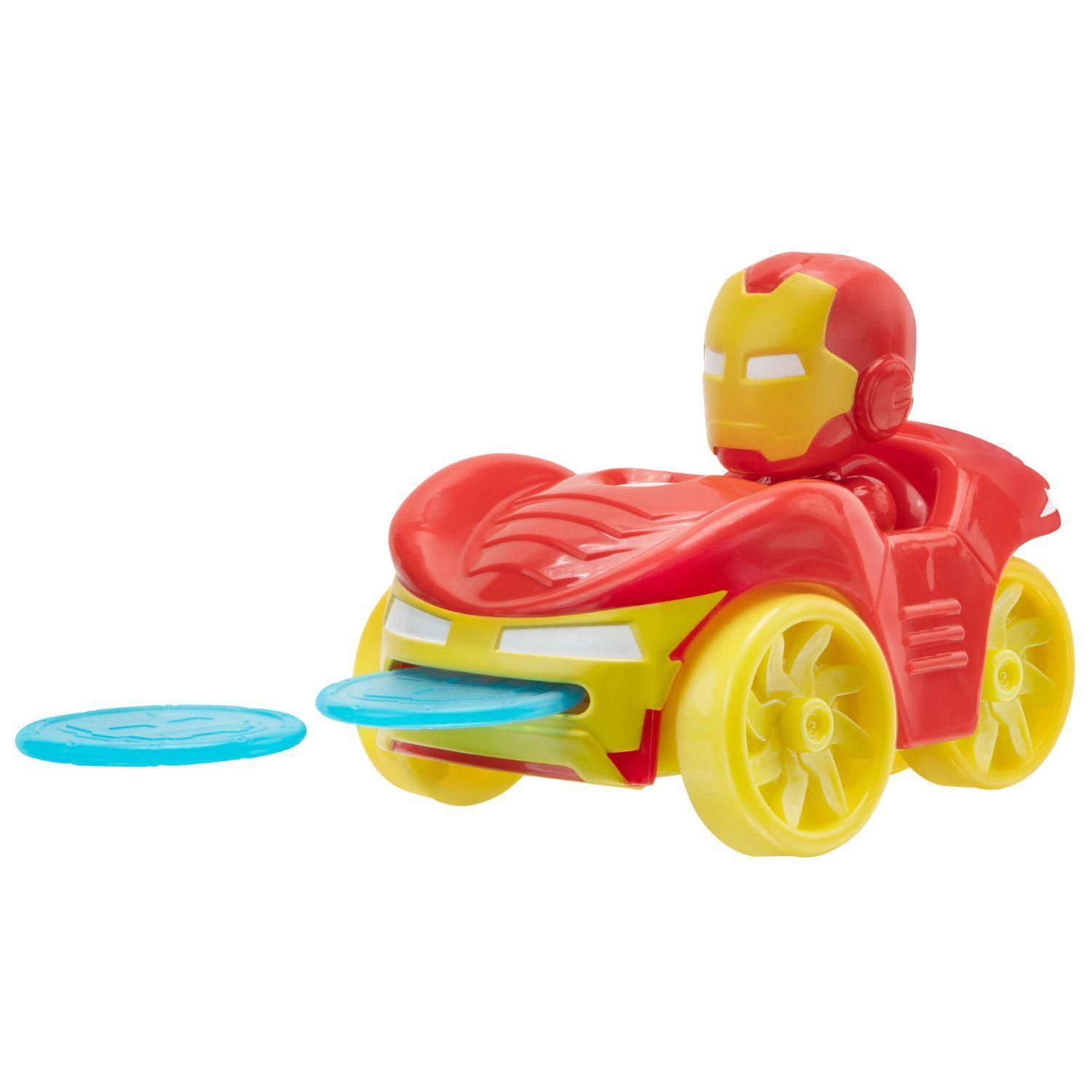 Marvel Spidey - Vehículo Disc Dashers Iron Man-0