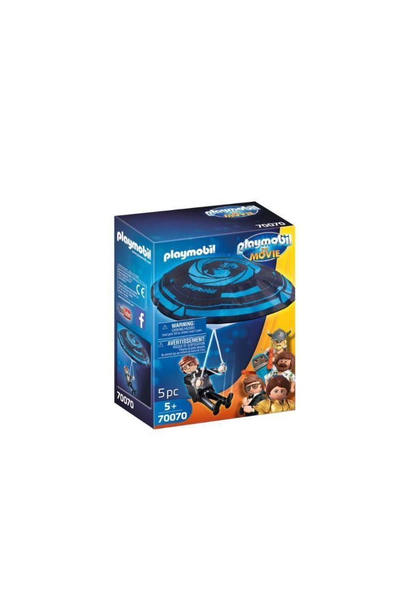 Playmobil The Movie Rex Dasher Con Paracaidas 70070-2