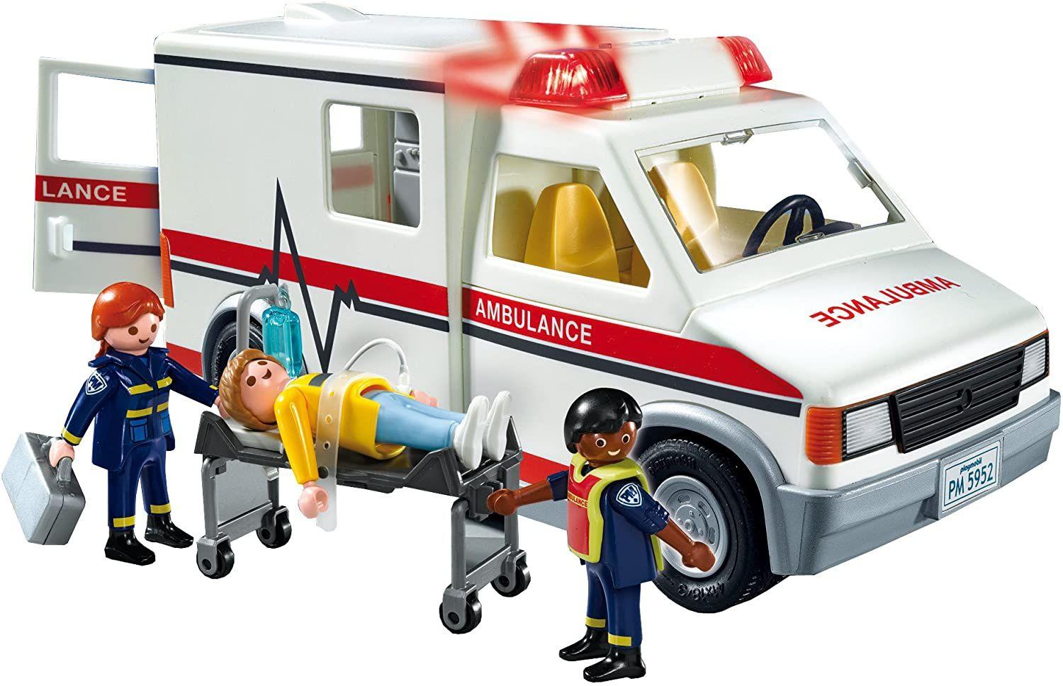Playmobil Ambulancia Con Luz Y Sonido 5681-1
