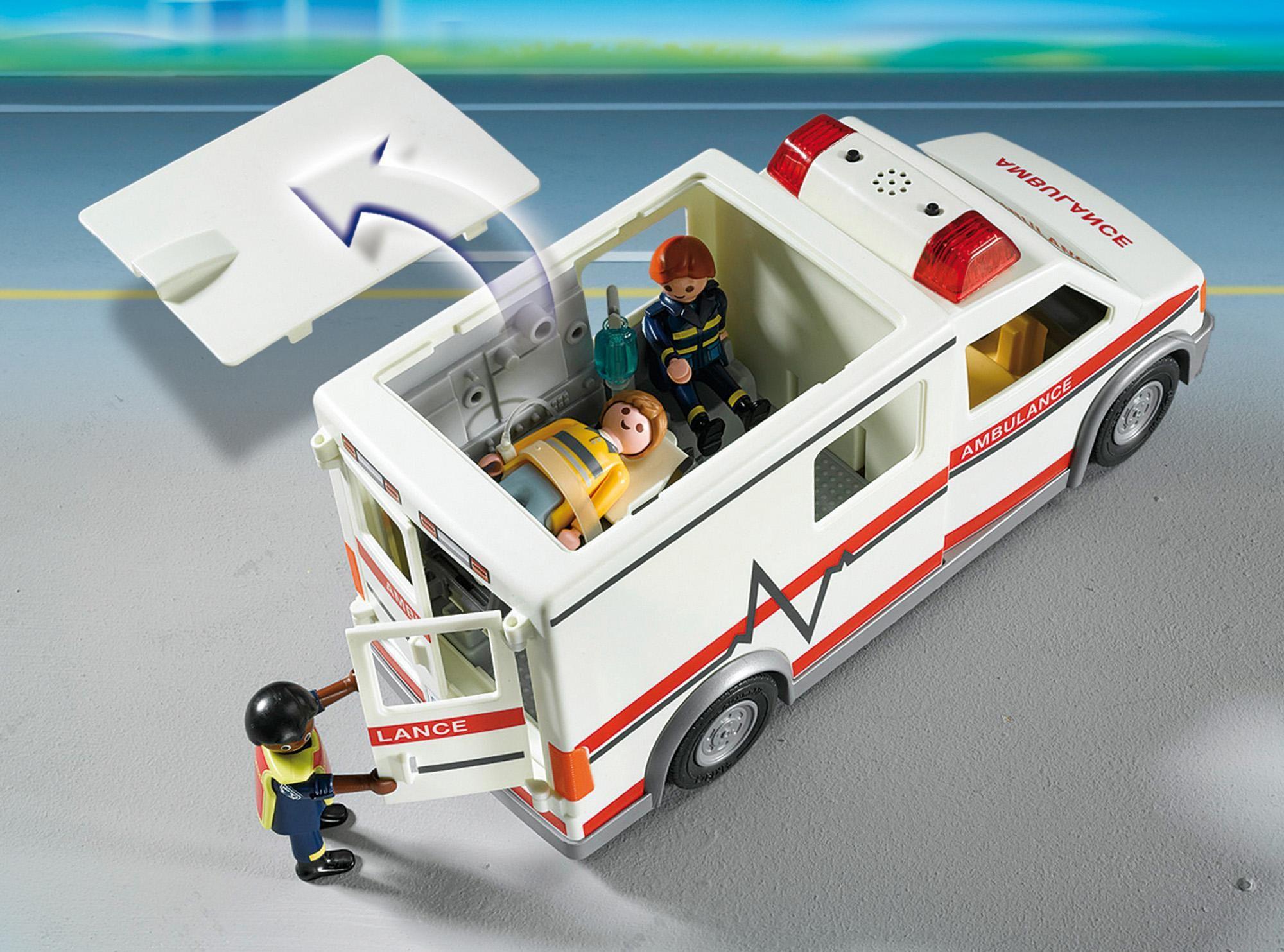 Playmobil Ambulancia Con Luz Y Sonido 5681-2