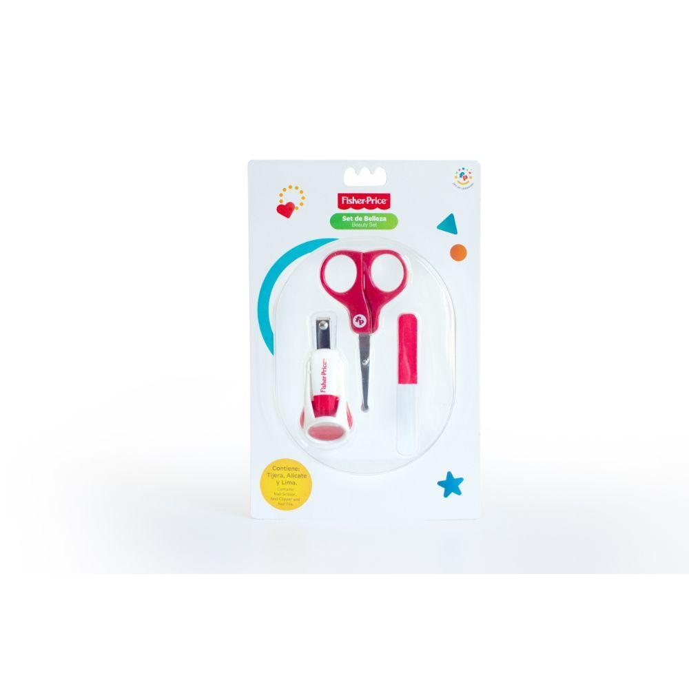 Set de Manicure Fisher Price Corta Uñas + Tijeras + Lima-1