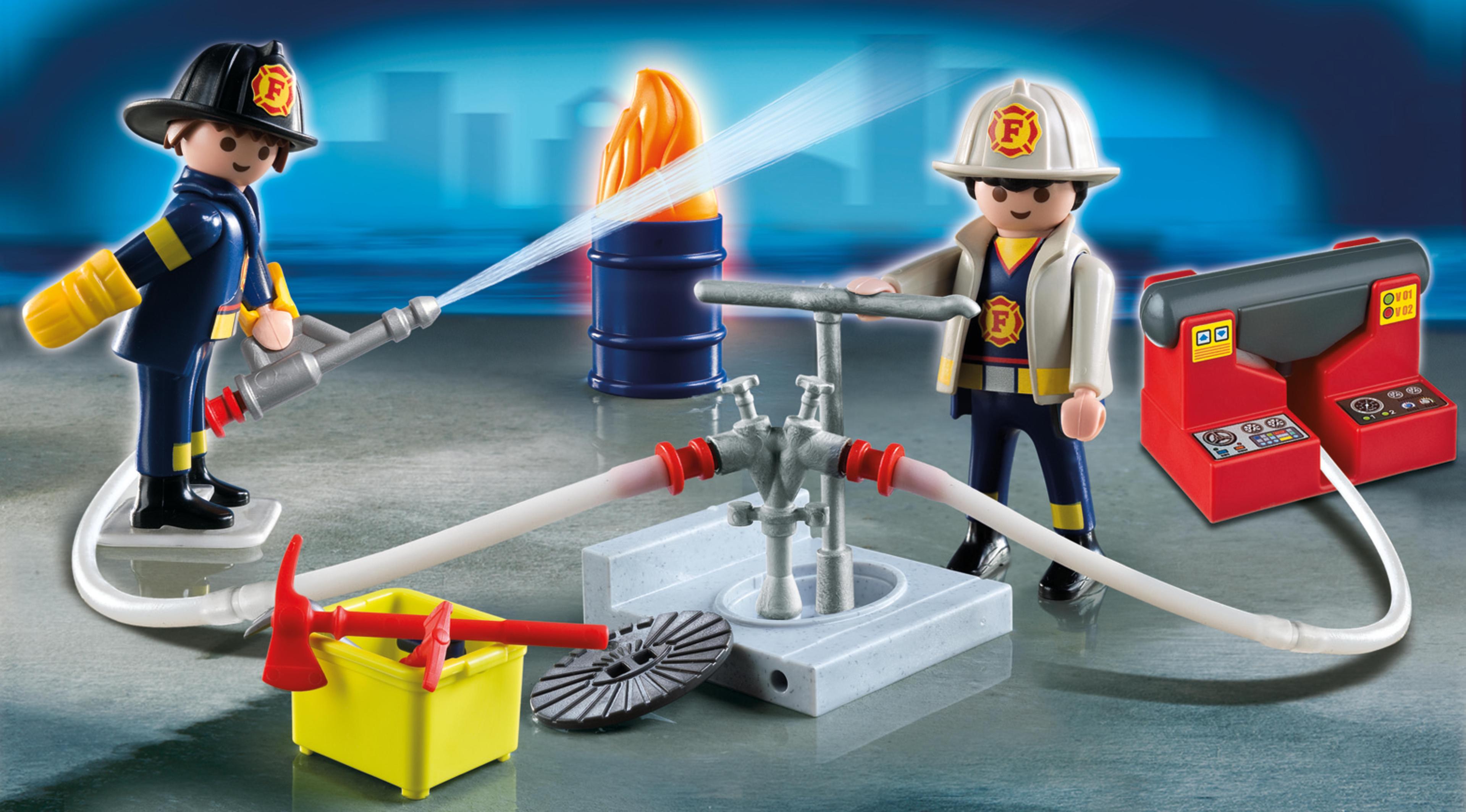Playmobil Maleta De Bomberos De Rescate De Fuego 5651-1