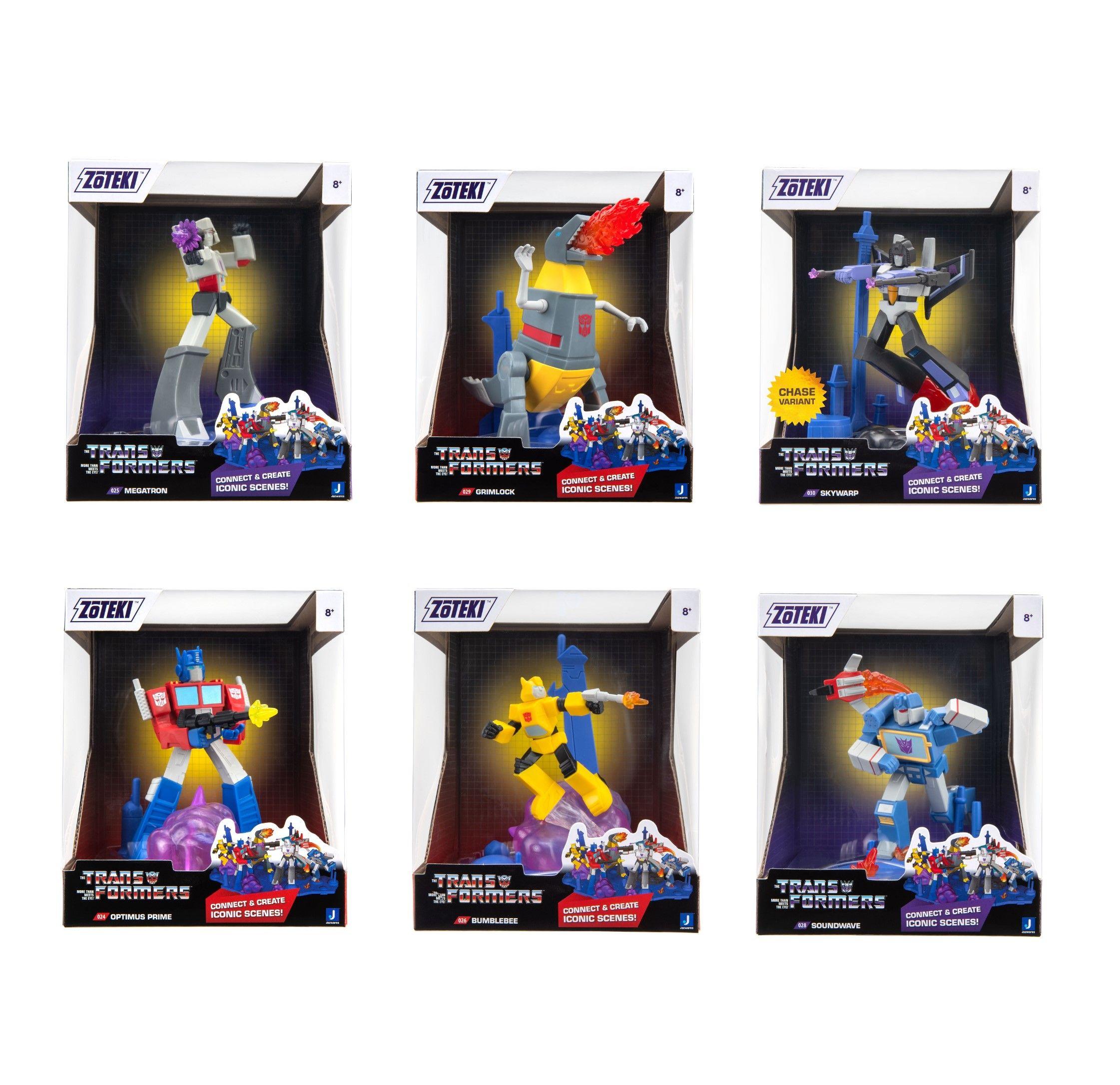 Pack de 6 Figuras Zoteki Transformers-0