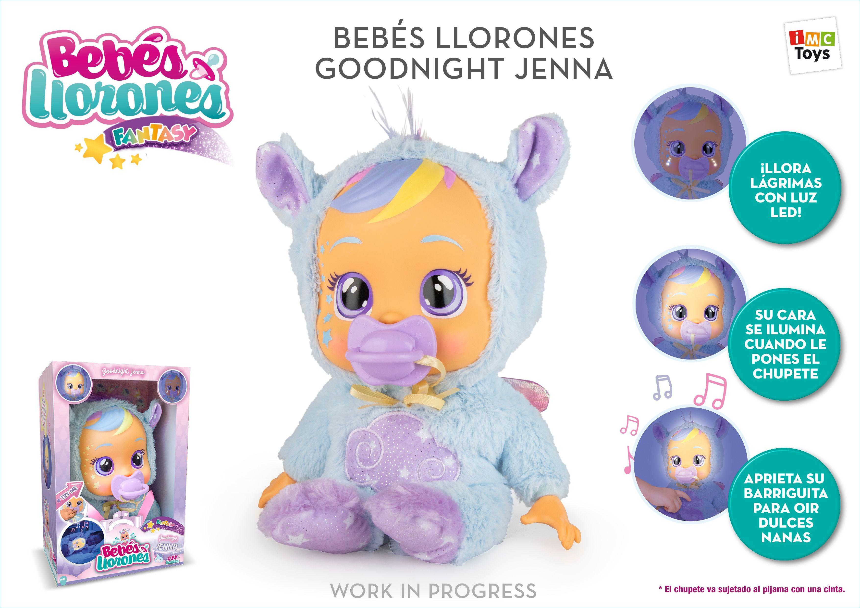 Muñeca Bebe Llorones Buenas Noches Jenna -4