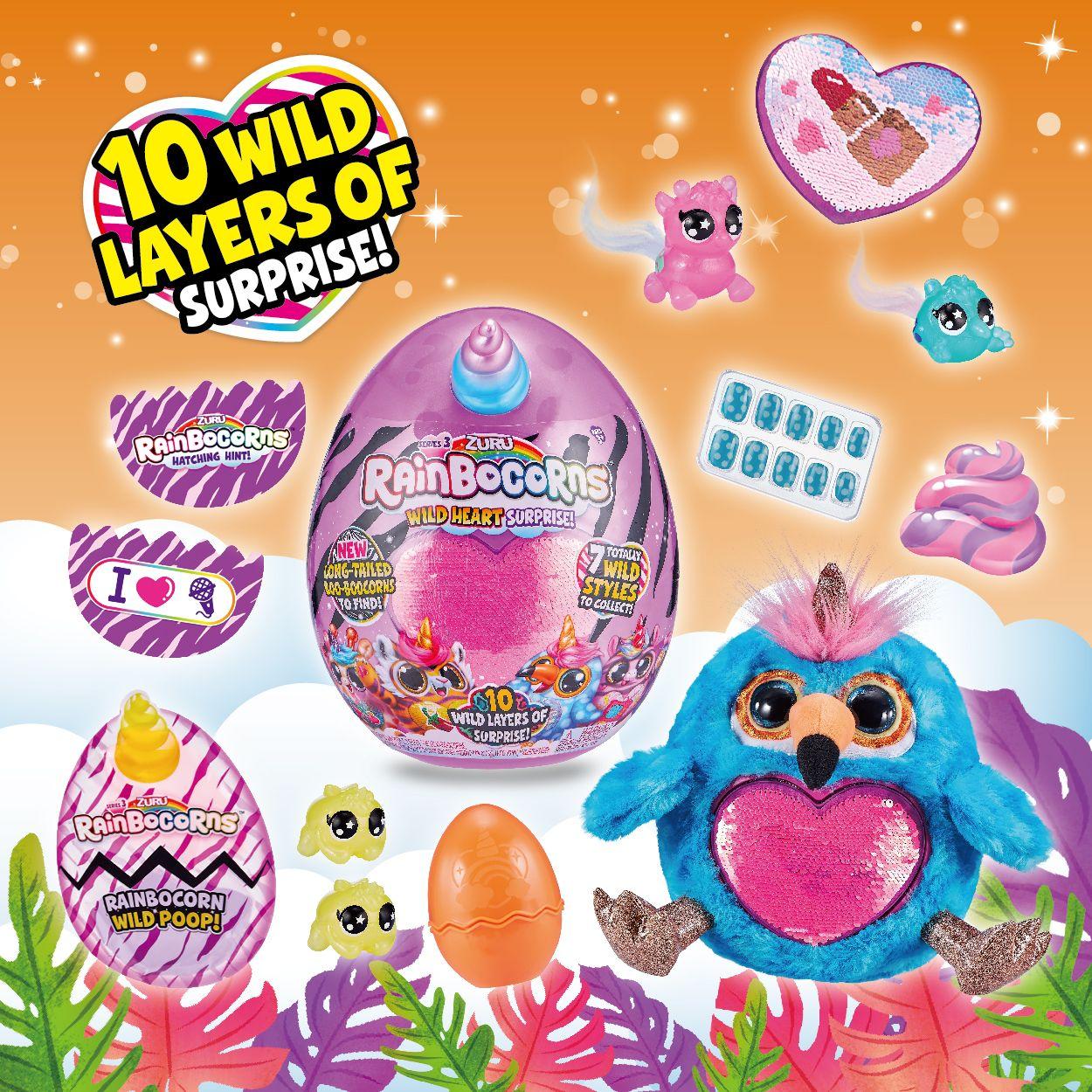 Rainbocorns Wild Heart Surprise Sequin Serie 3-3