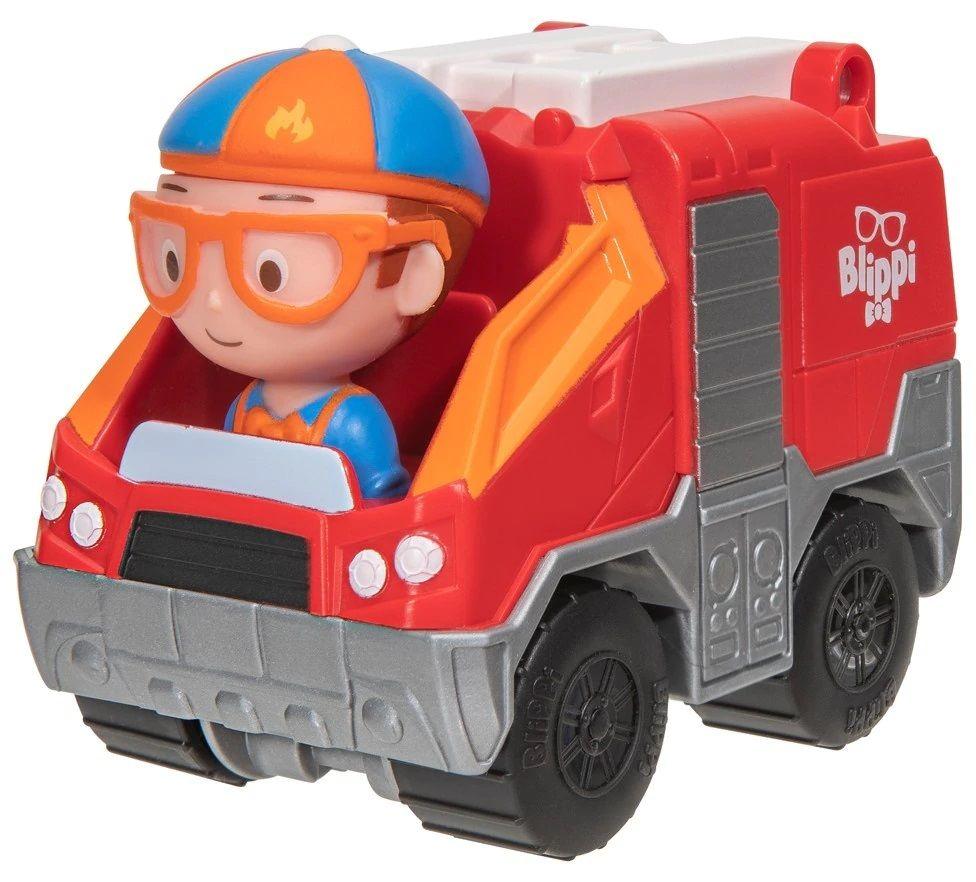 Mini Vehiculo Blippi Camión De Bomberos-0