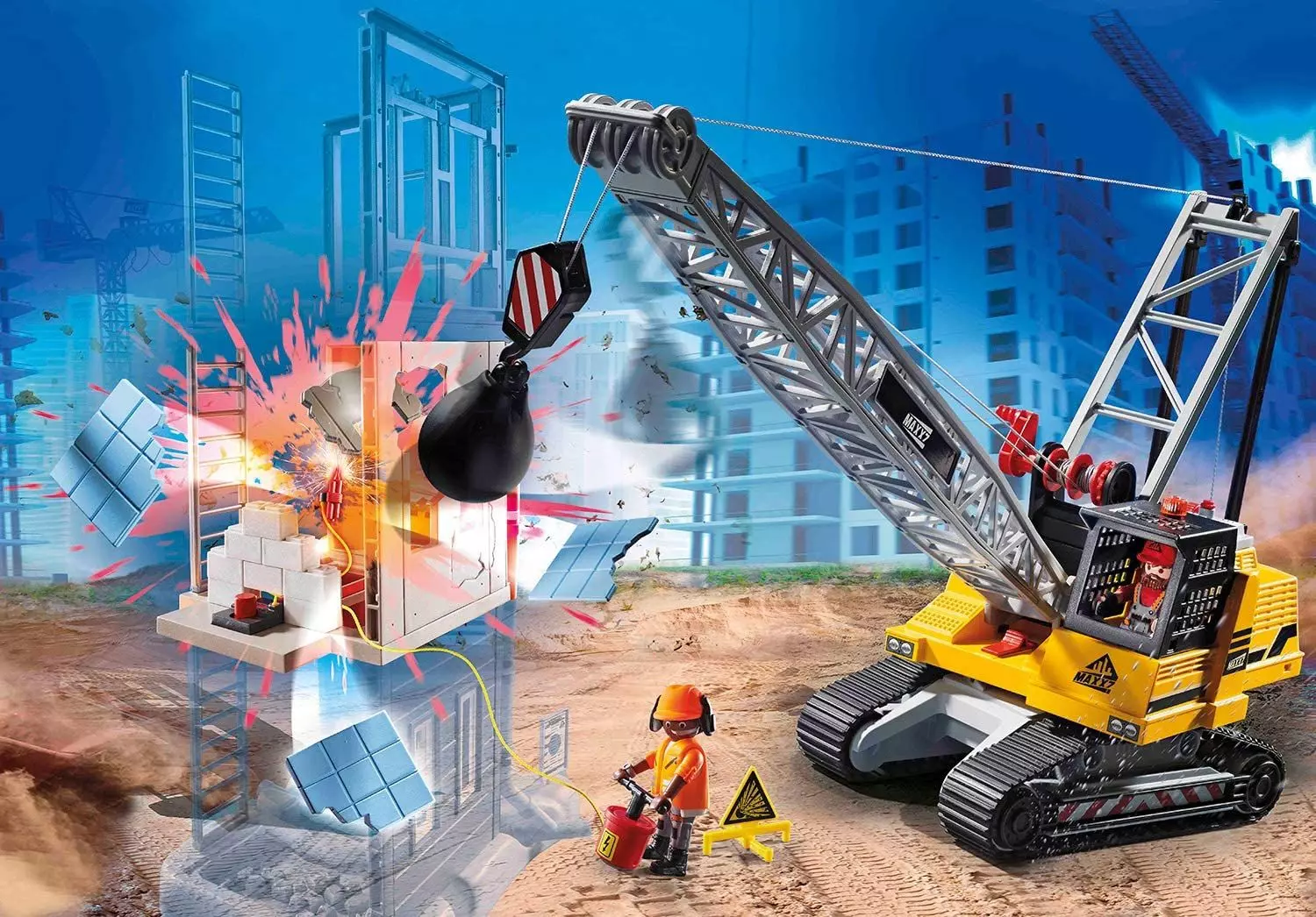 Playmobil Pack Oferta City Action Construccion-1