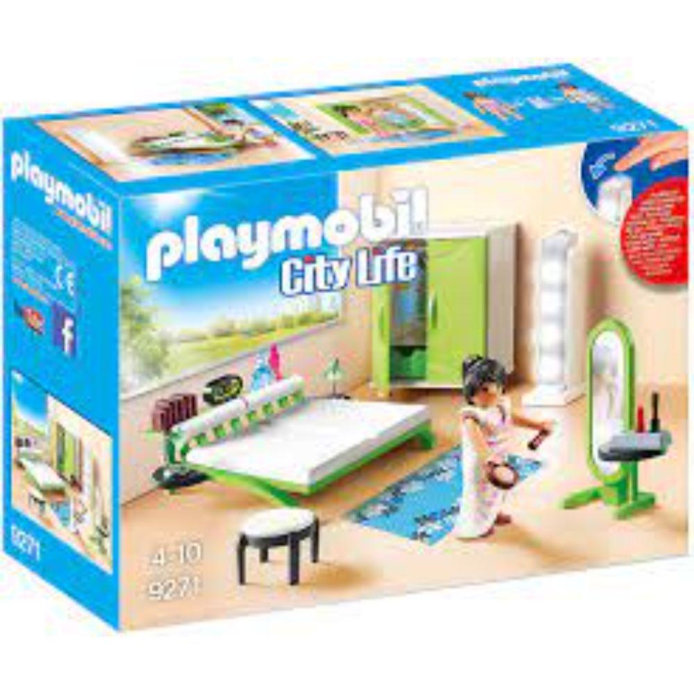 Playmobil Dormitorio Playset De Figuras, Multicolor 9271-0