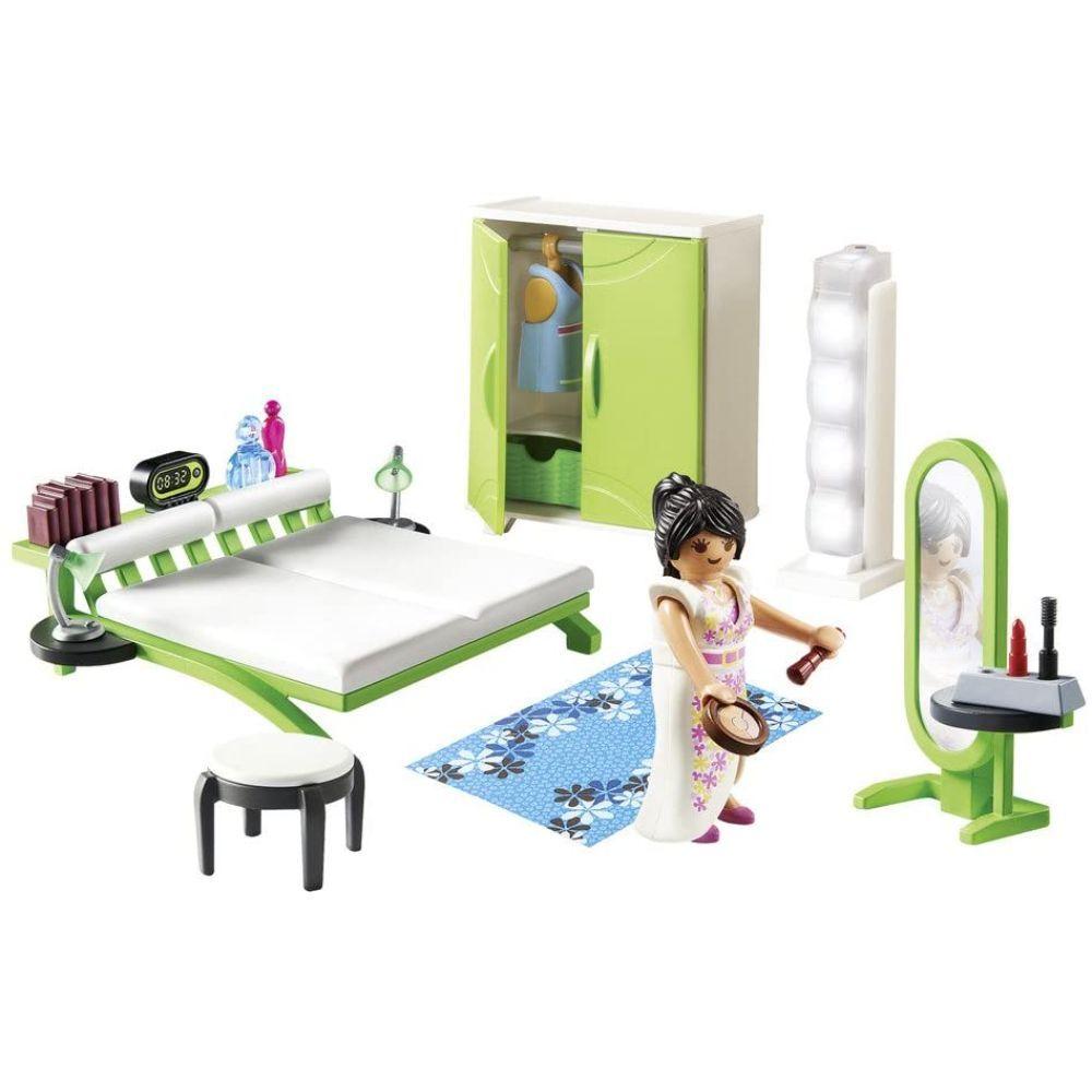 Playmobil Dormitorio Playset De Figuras, Multicolor 9271-1