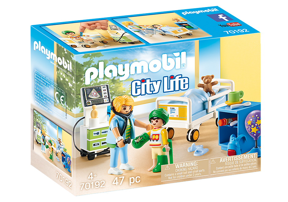 Playmobil Sala Hospital Infantil - 70192-2