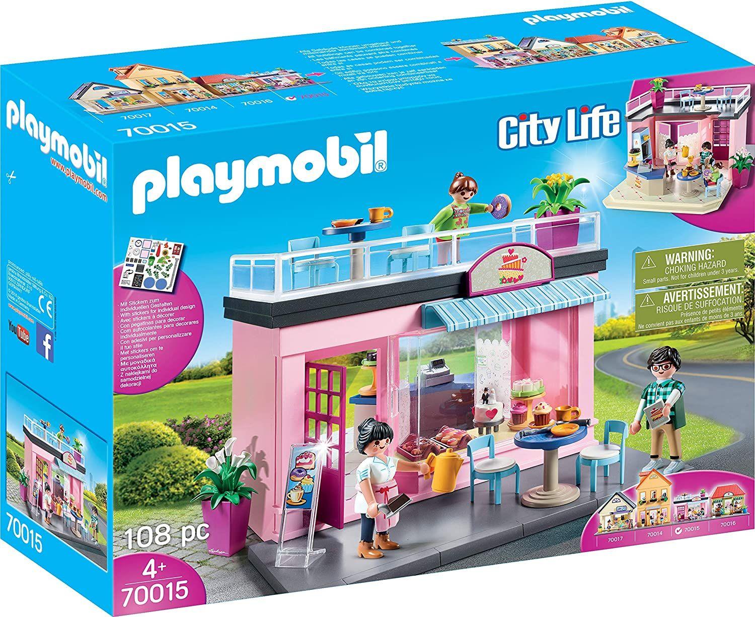 Playmobil Mi Cafe Favorito Set De Figuras 70015-0