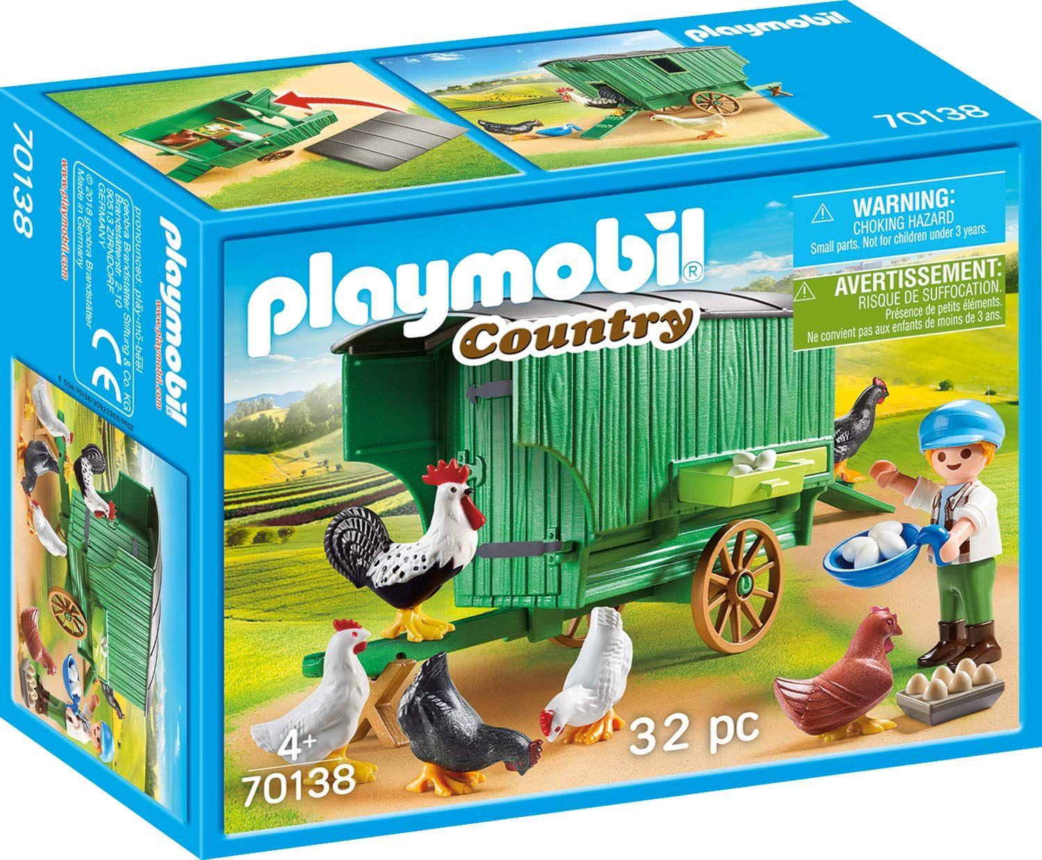 Playmobil Gallinero, Color Carbón 70138-0