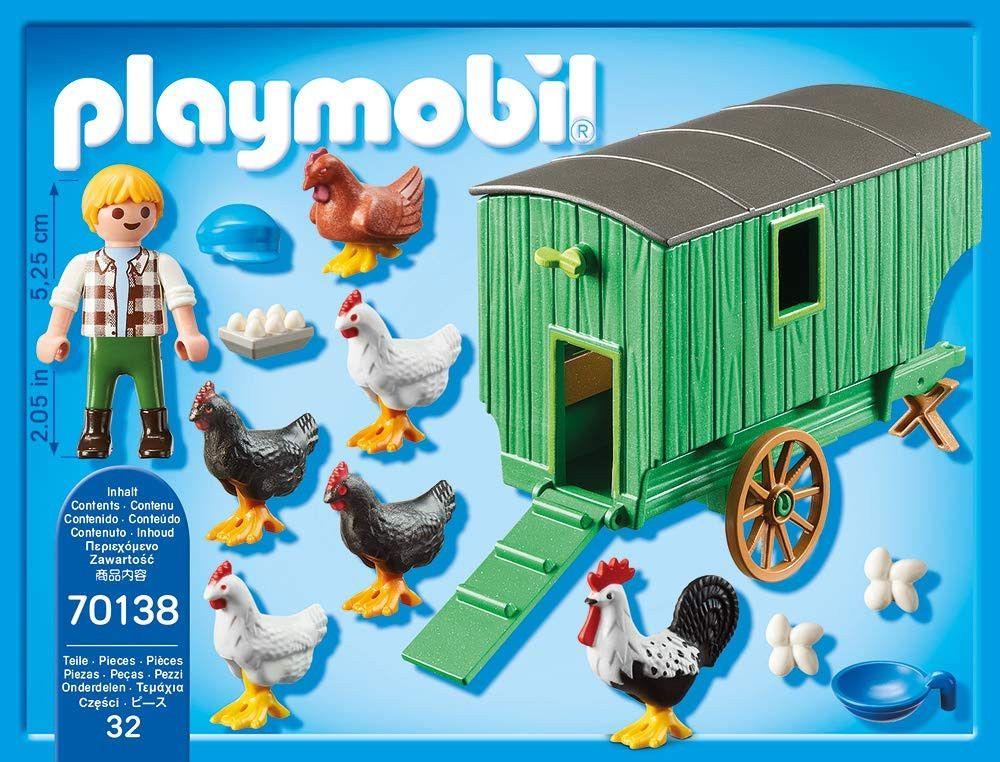 Playmobil Gallinero, Color Carbón 70138-2