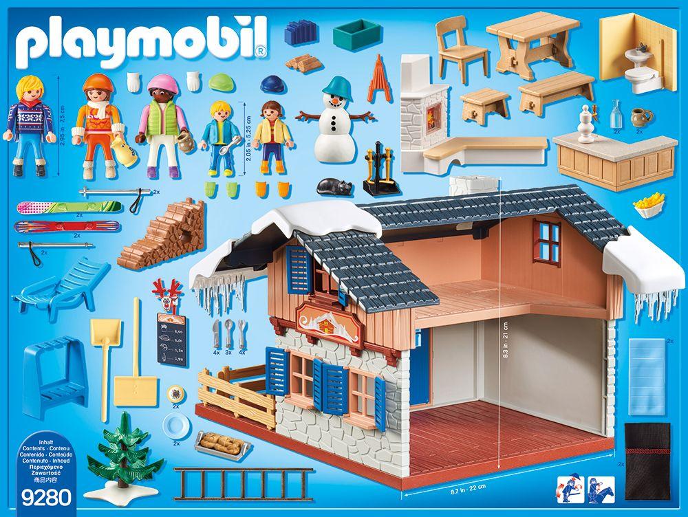 Playmobil Cabaña De Esqui 9280-1