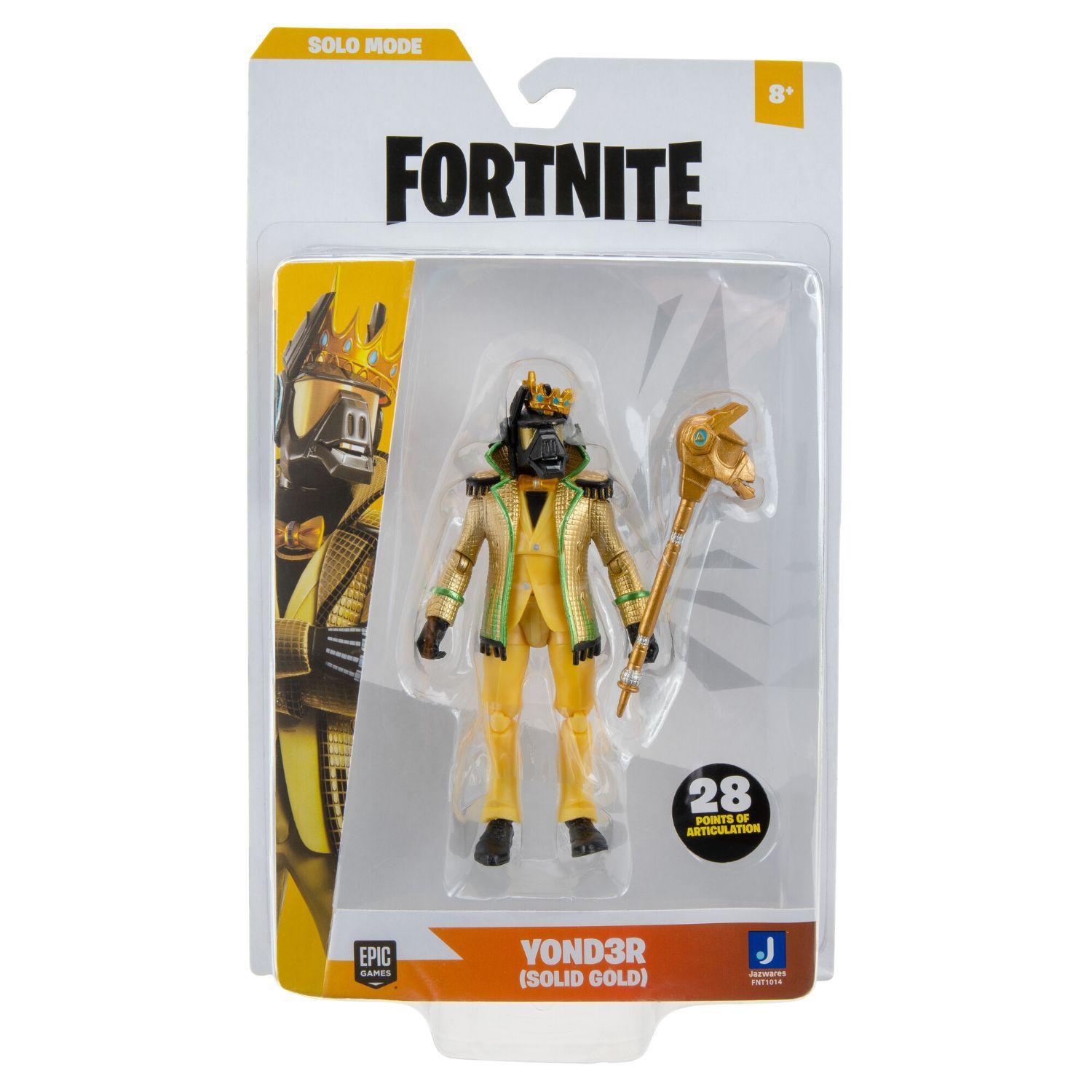 Figura Articulada Fortnite Yonder - Solid Gold-0