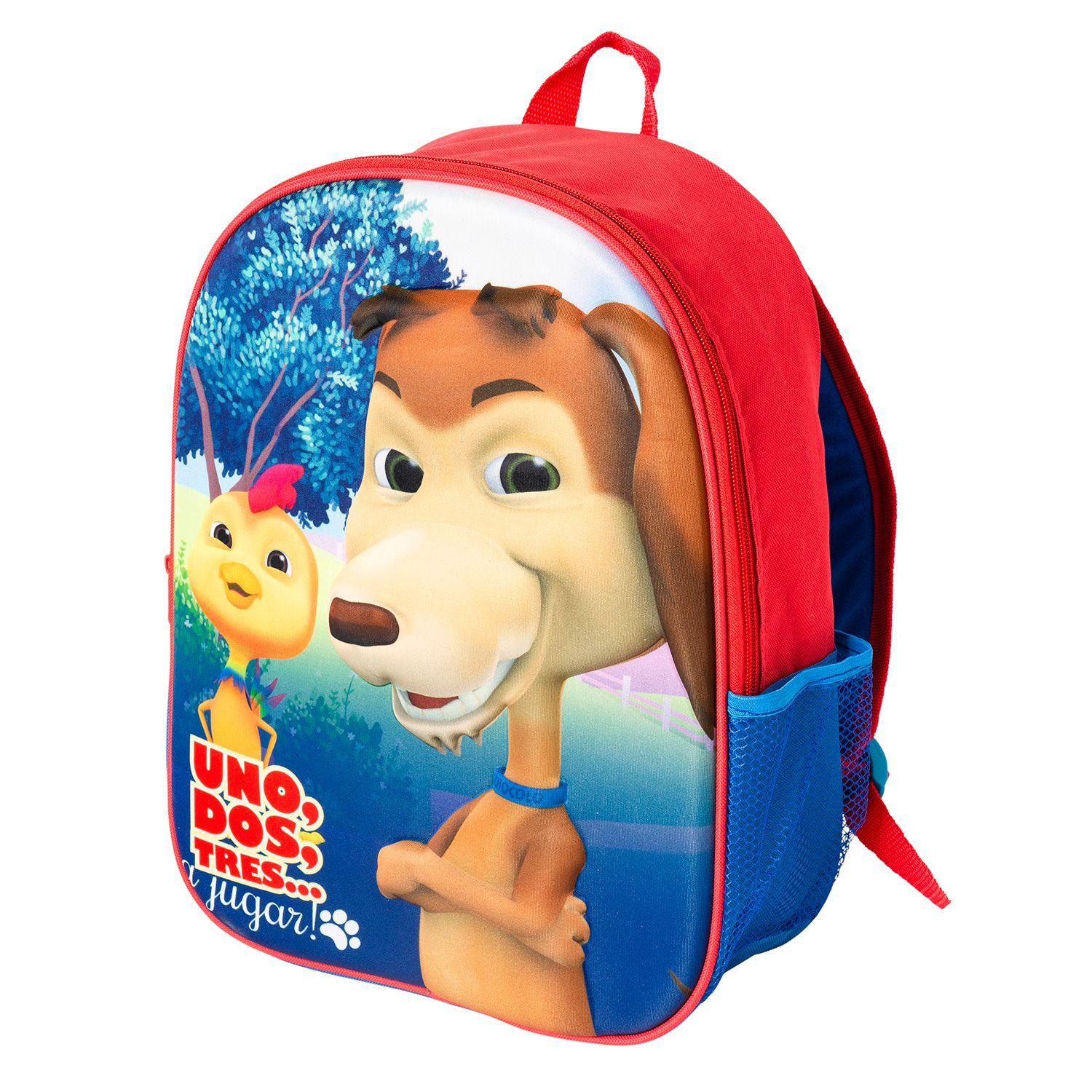 Pack Oferta Perro Chocolo Peluche + Mochila 3D + Lonchera-1