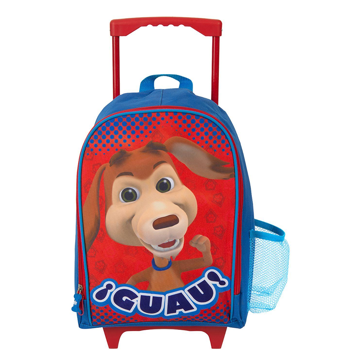 Mochila Eco-14 C/Ruedas Perro Chocolo Azul-0