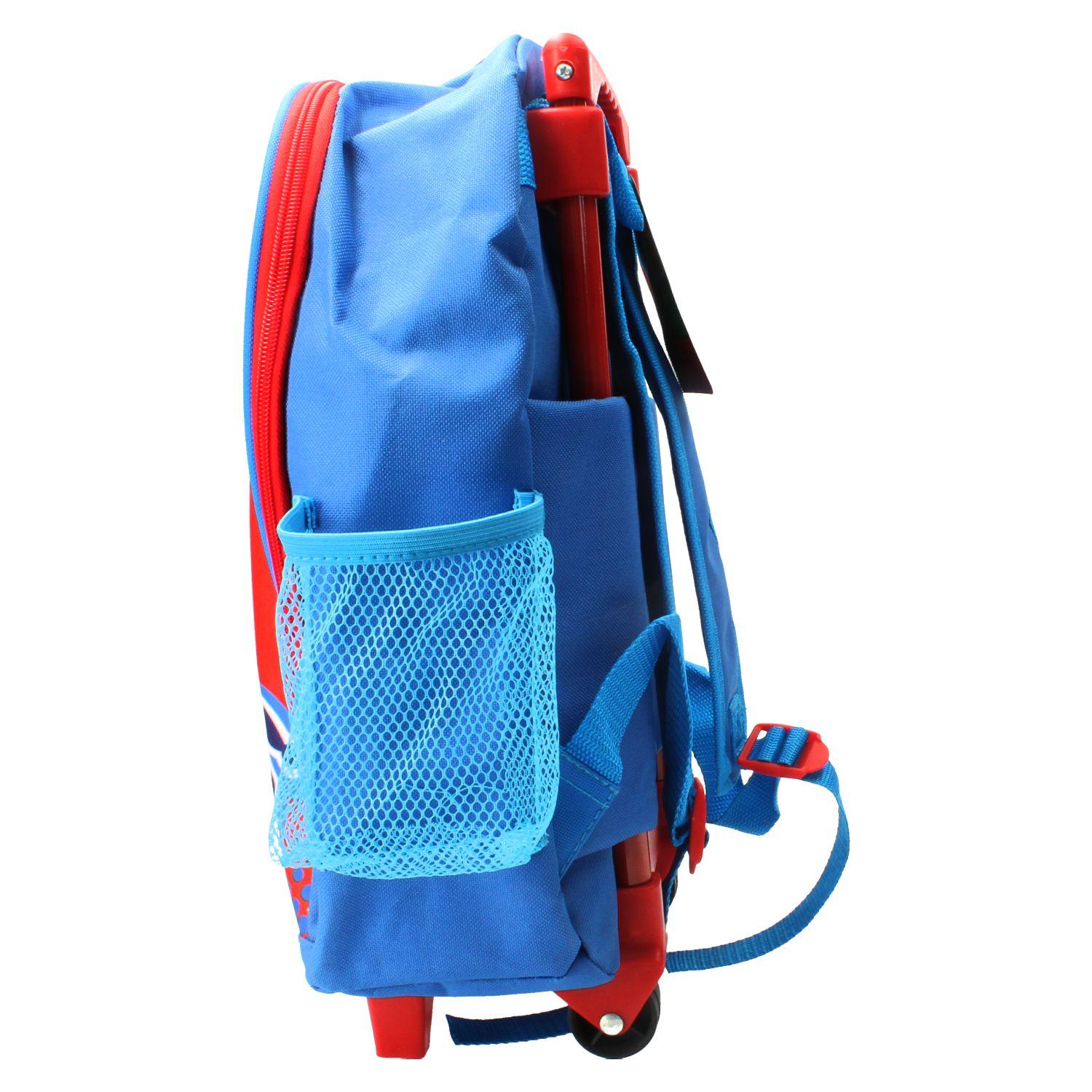 Mochila Eco-14 C/Ruedas Perro Chocolo Azul-1