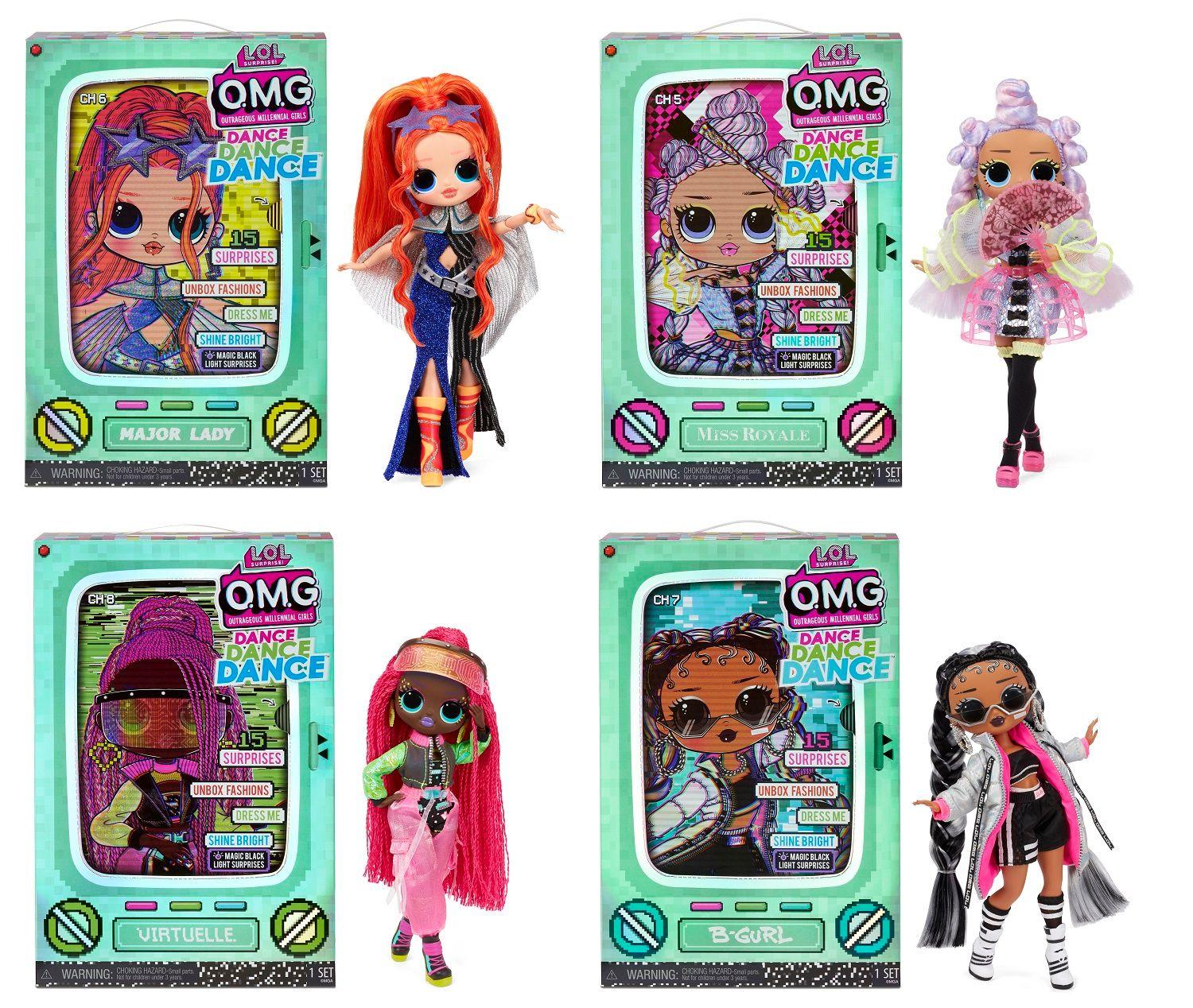 Pack Oferta Muñecas Lol Surprise Omg Dance X4-0