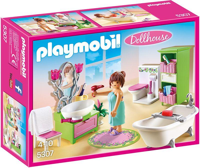 Playmobil Baño Con Bañera Vintage 5307-0