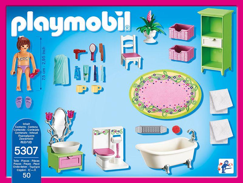 Playmobil Baño Con Bañera Vintage 5307-1