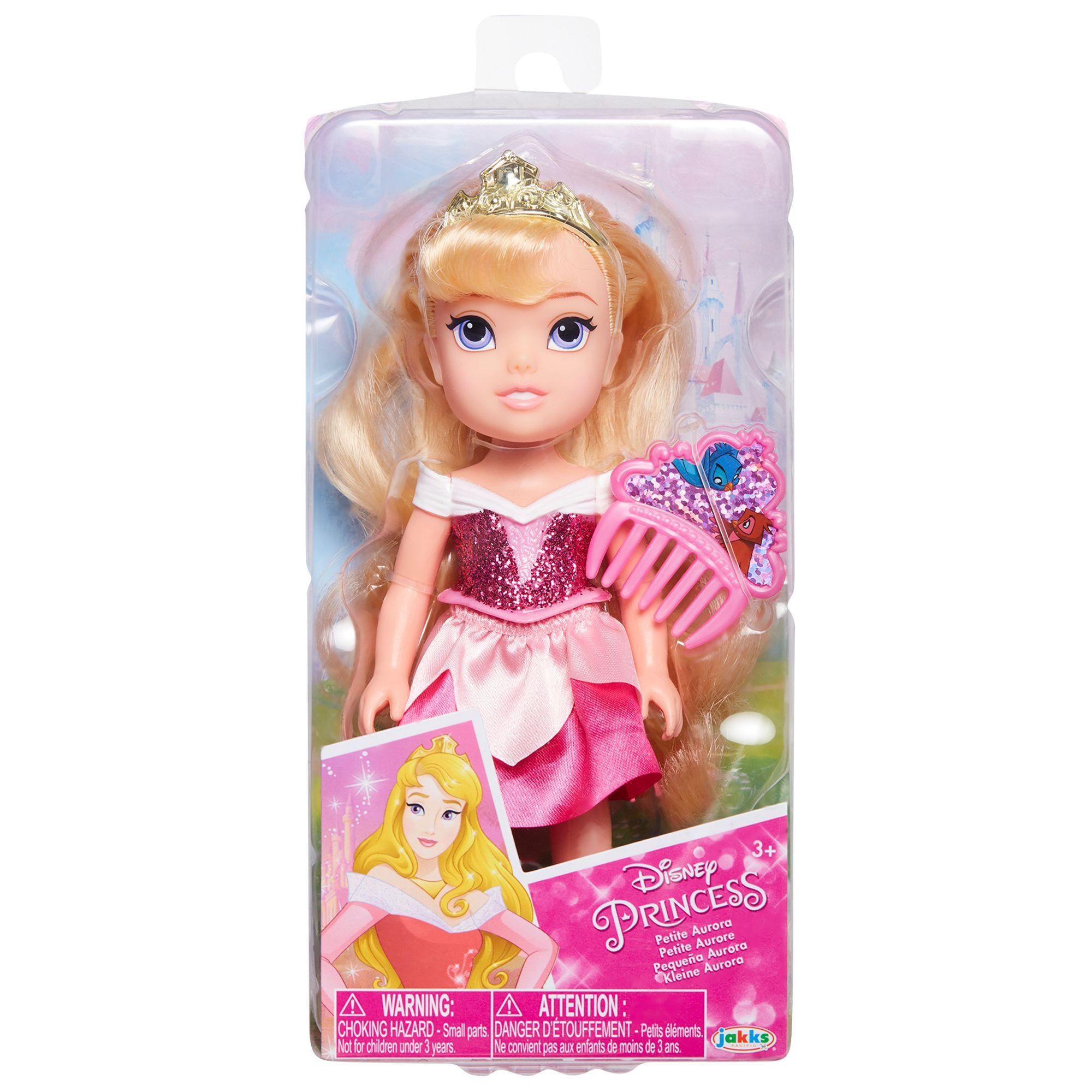 Muñeca Aurora Pequeña, Princesa De Disney De 15 Cm.-0