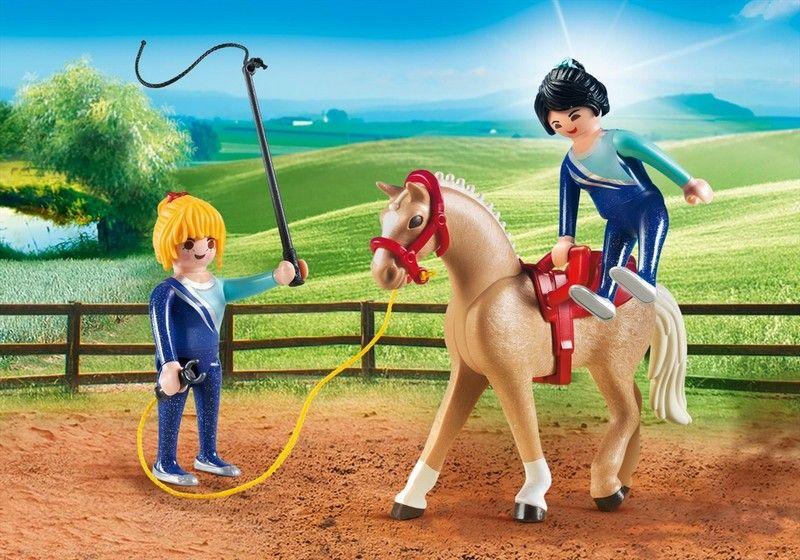 Playmobil Entrenador De Caballos Figuras De Juguete 6933-3