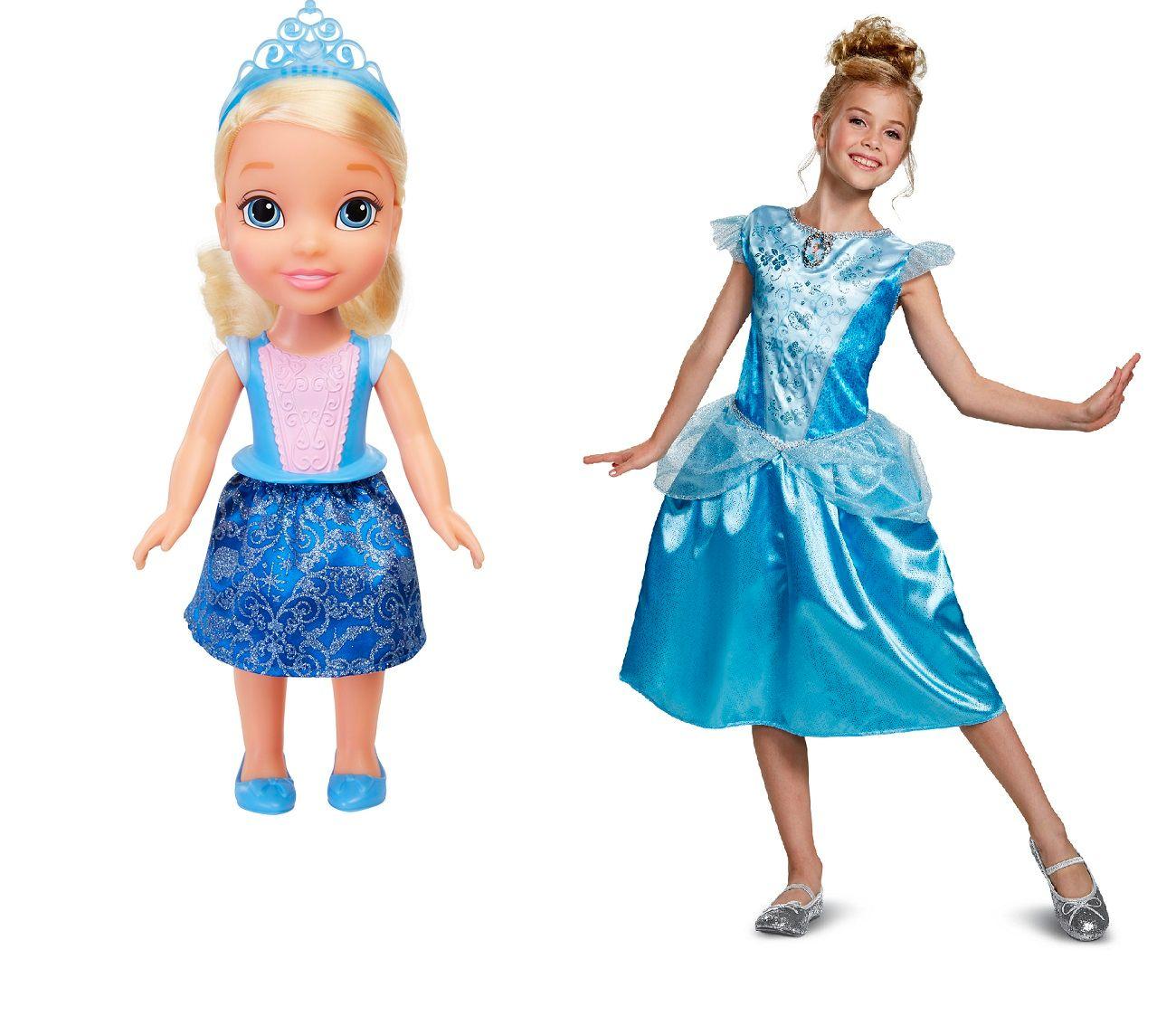 Pack Princesa Cenicienta + Disfraz De Cenicienta  ''S''-0