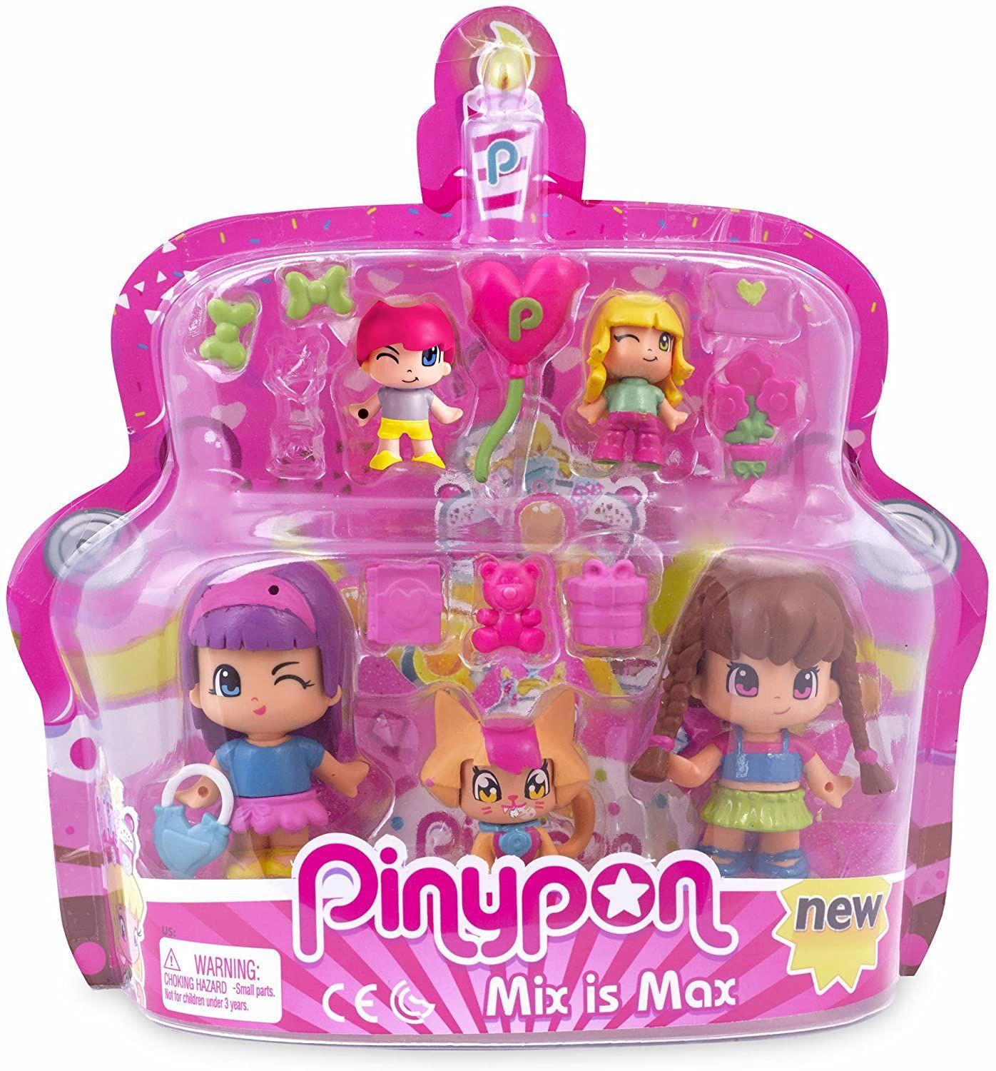 Pinypon Mix Is Max Paquete De Fiesta De Cumpleaños-0