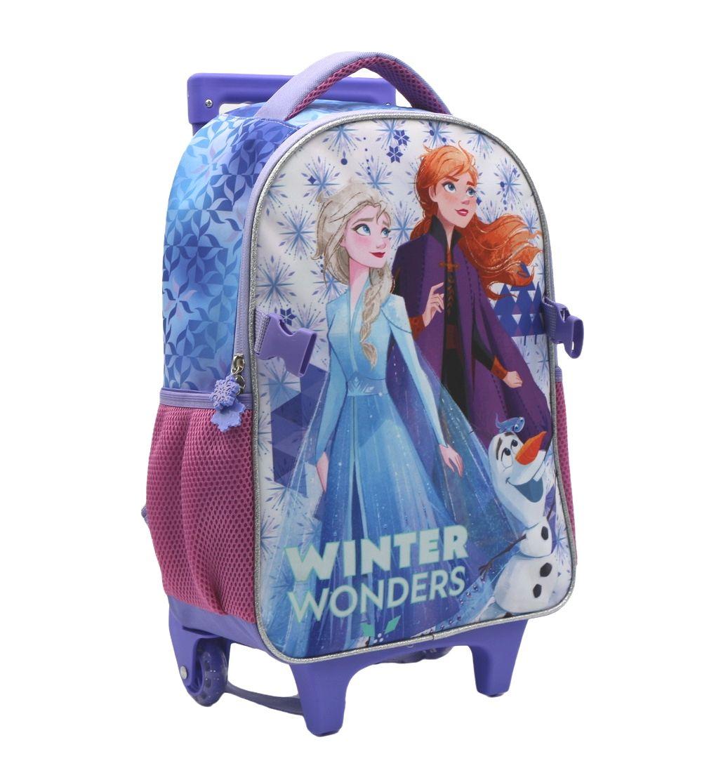 Mochila Con Ruedas+ Lonchera 15" Frozen-3