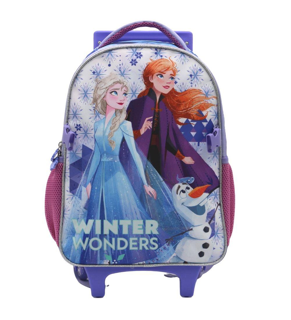 Mochila Con Ruedas+ Lonchera 15" Frozen-6