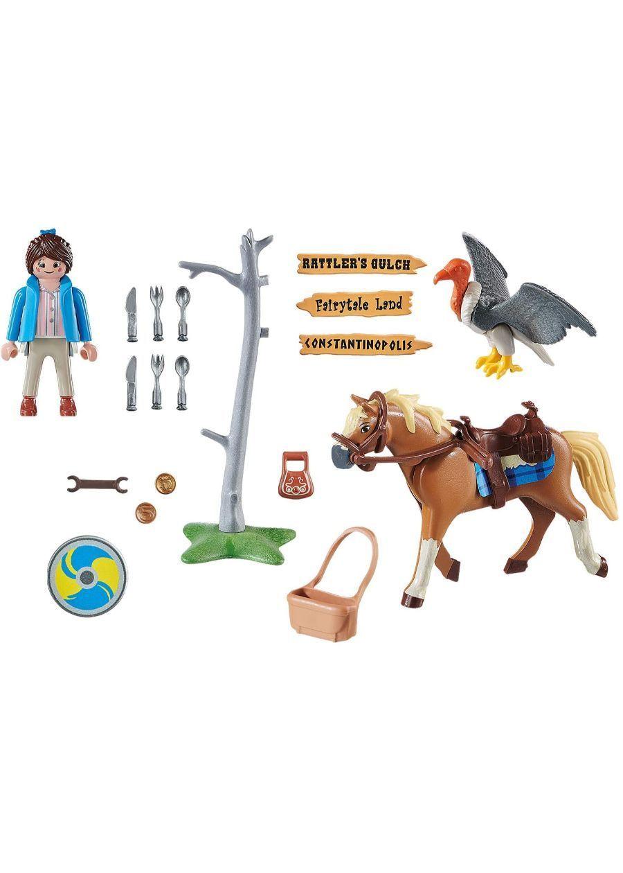 Playmobil The Movie Marla Con Caballo 70072-3