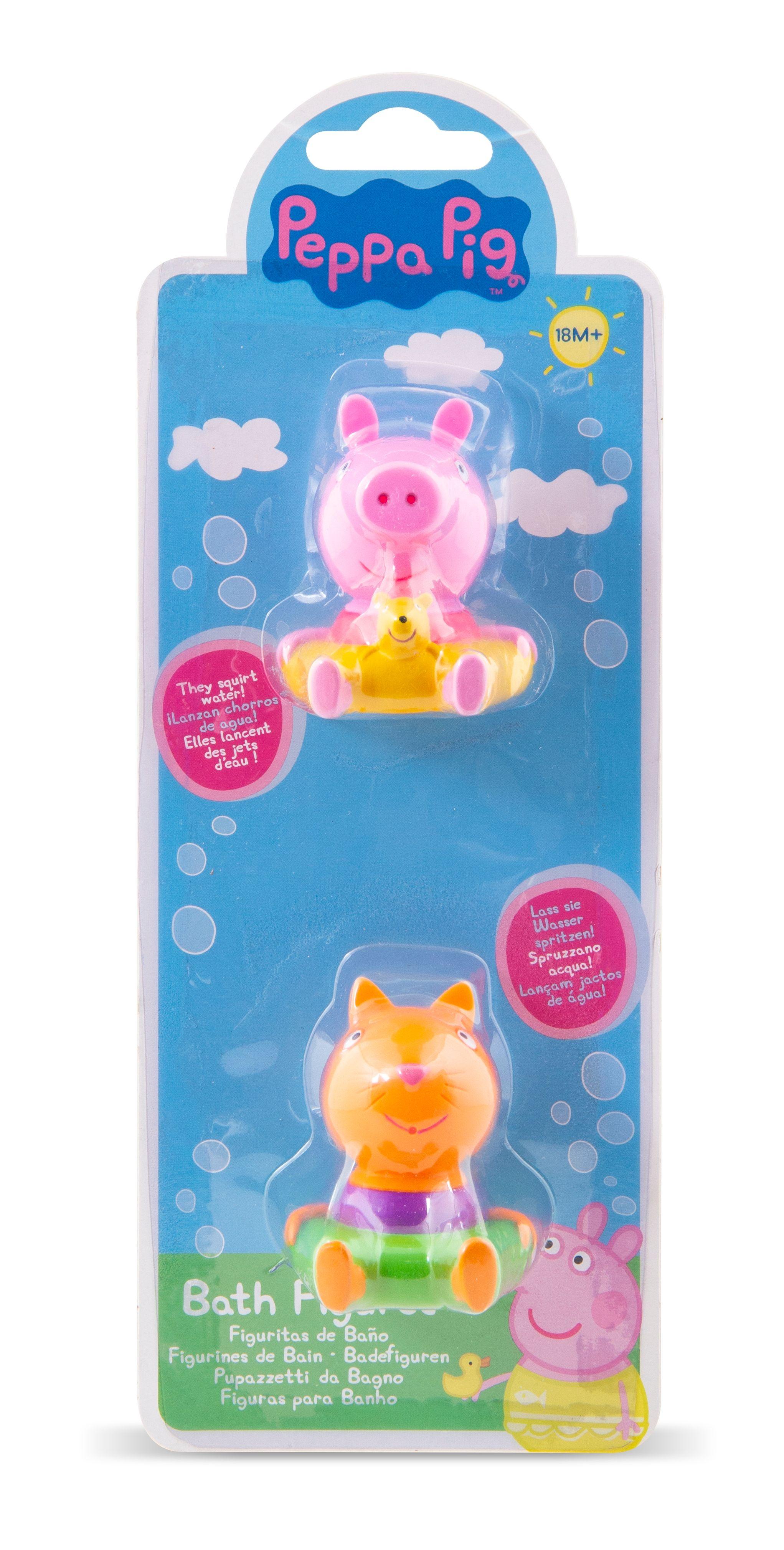 Figuritas de Baño Peppa Pig y Candy Cat-0