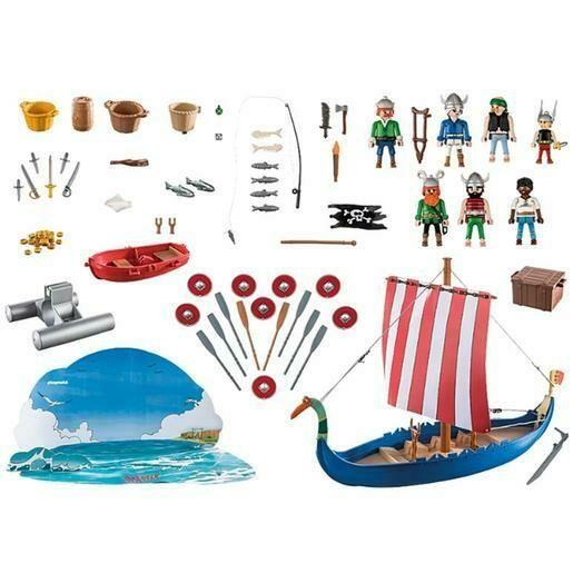 Playmobil Astérix: Calendario de Adviento Piratas - 71087-3