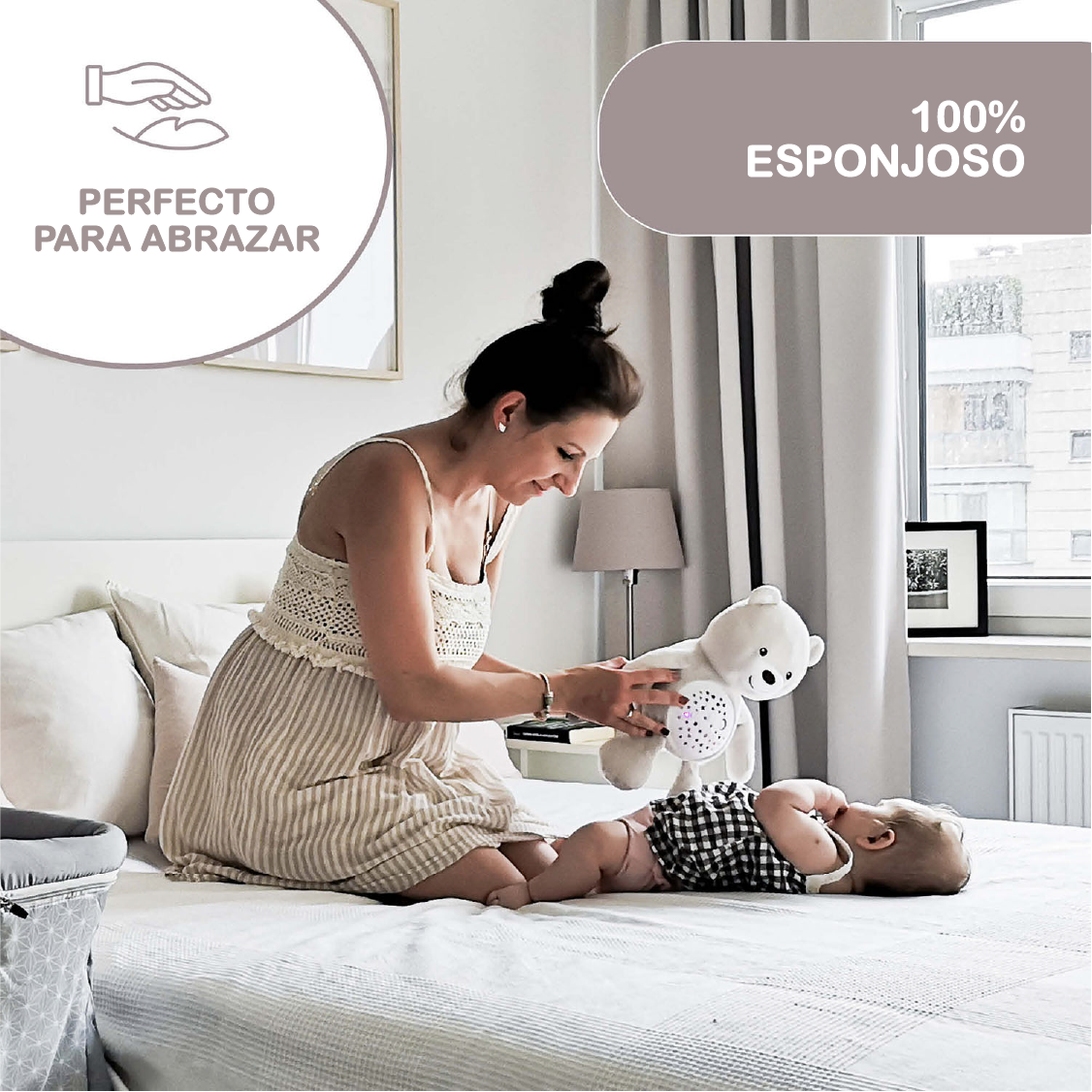 Osito Proyector de Luces con Efectos Luminosos de Chicco-6