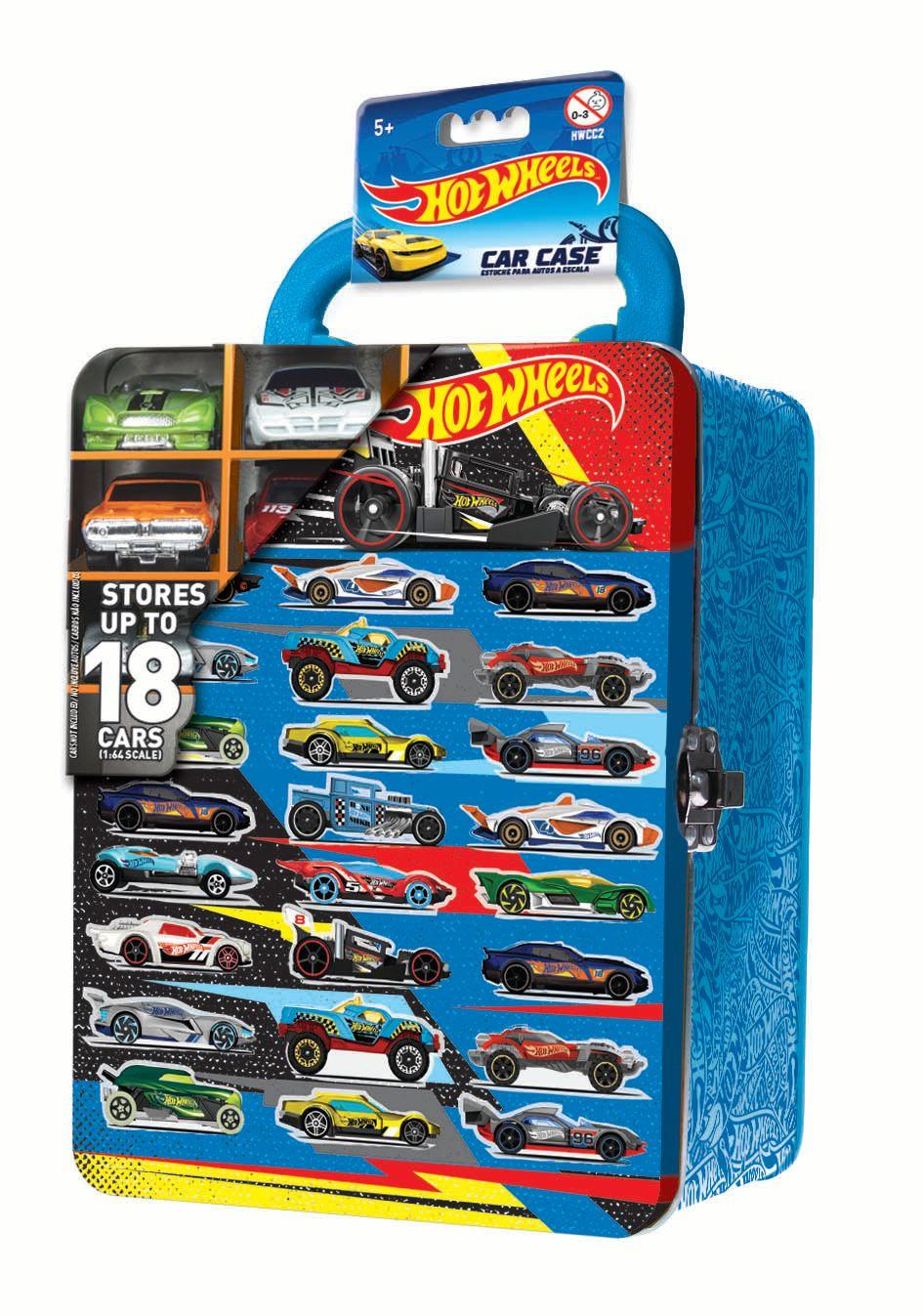 Caja Metalica Portautos Hot Wheels Collection-0