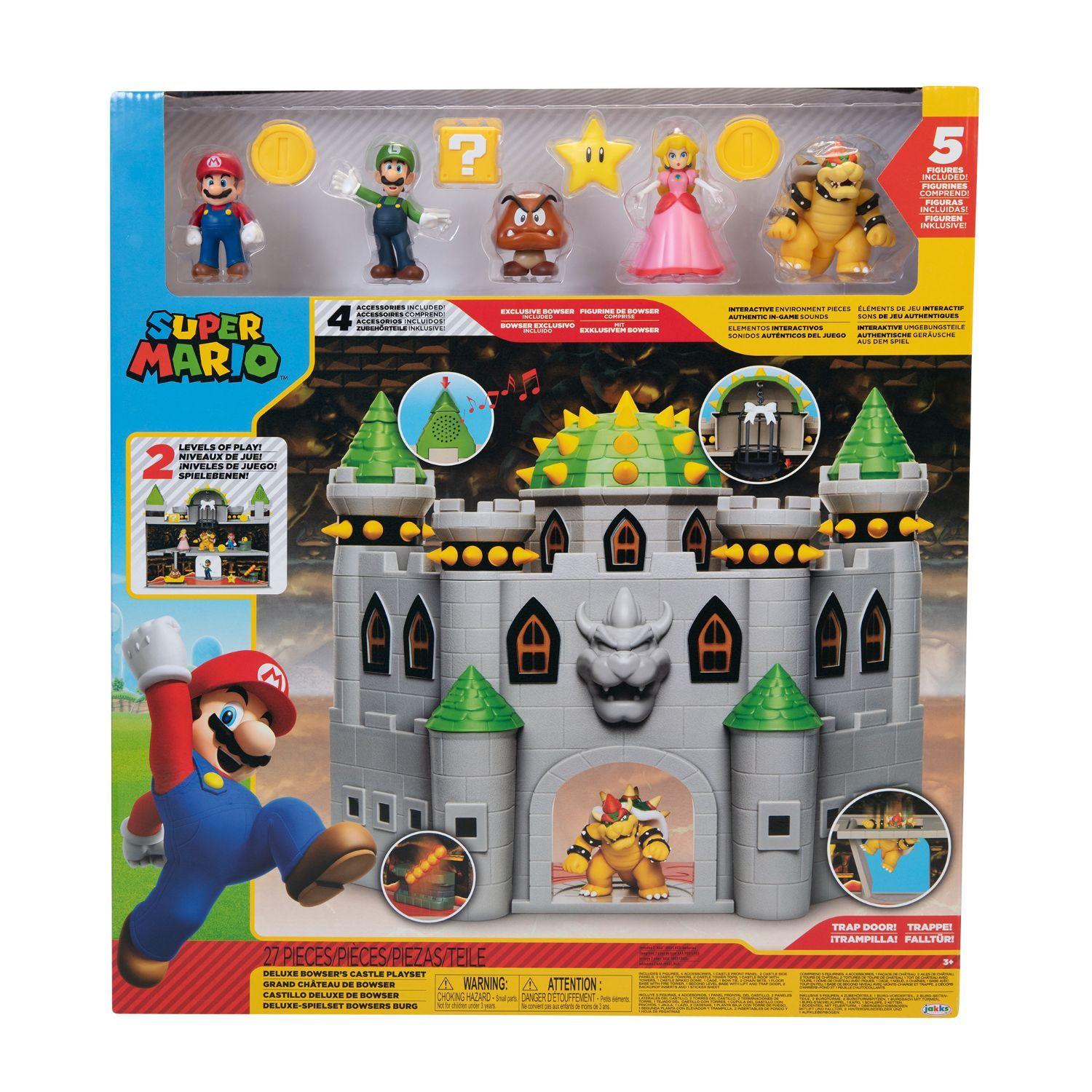 Playset Castillo Deluxe de Bowser + 5 Figuras Super Mario-0