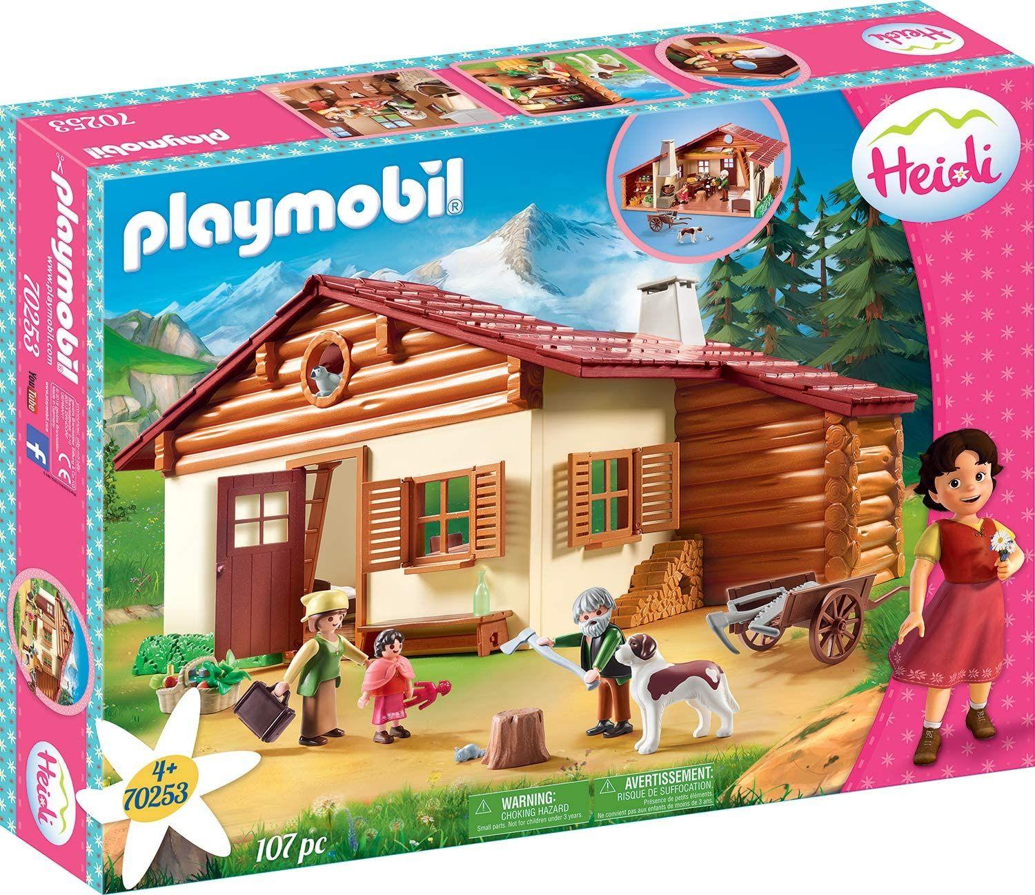 Playmobil Heidi En La Cabaña De Los Alpes 70253-0