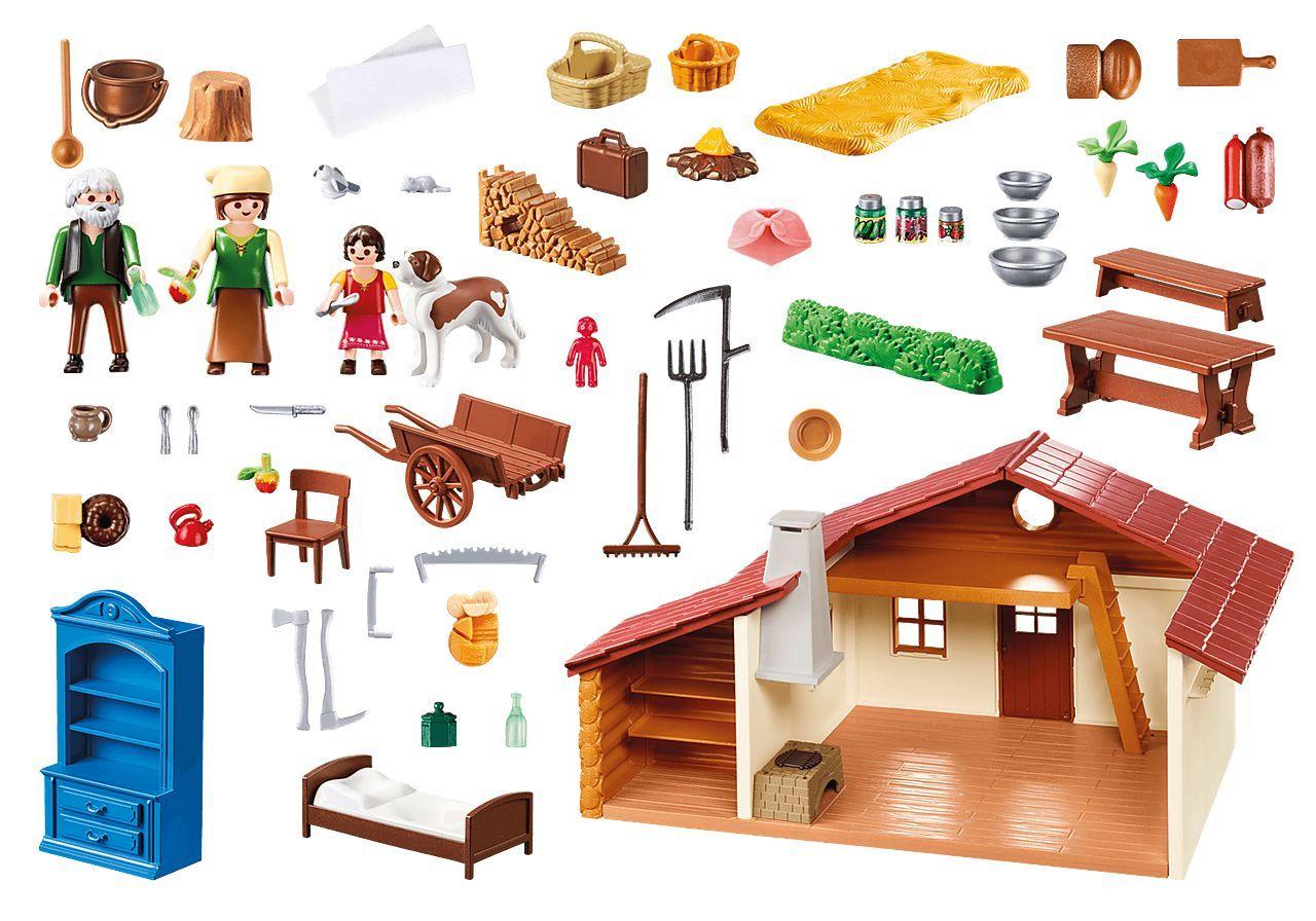 Playmobil Heidi En La Cabaña De Los Alpes 70253-2