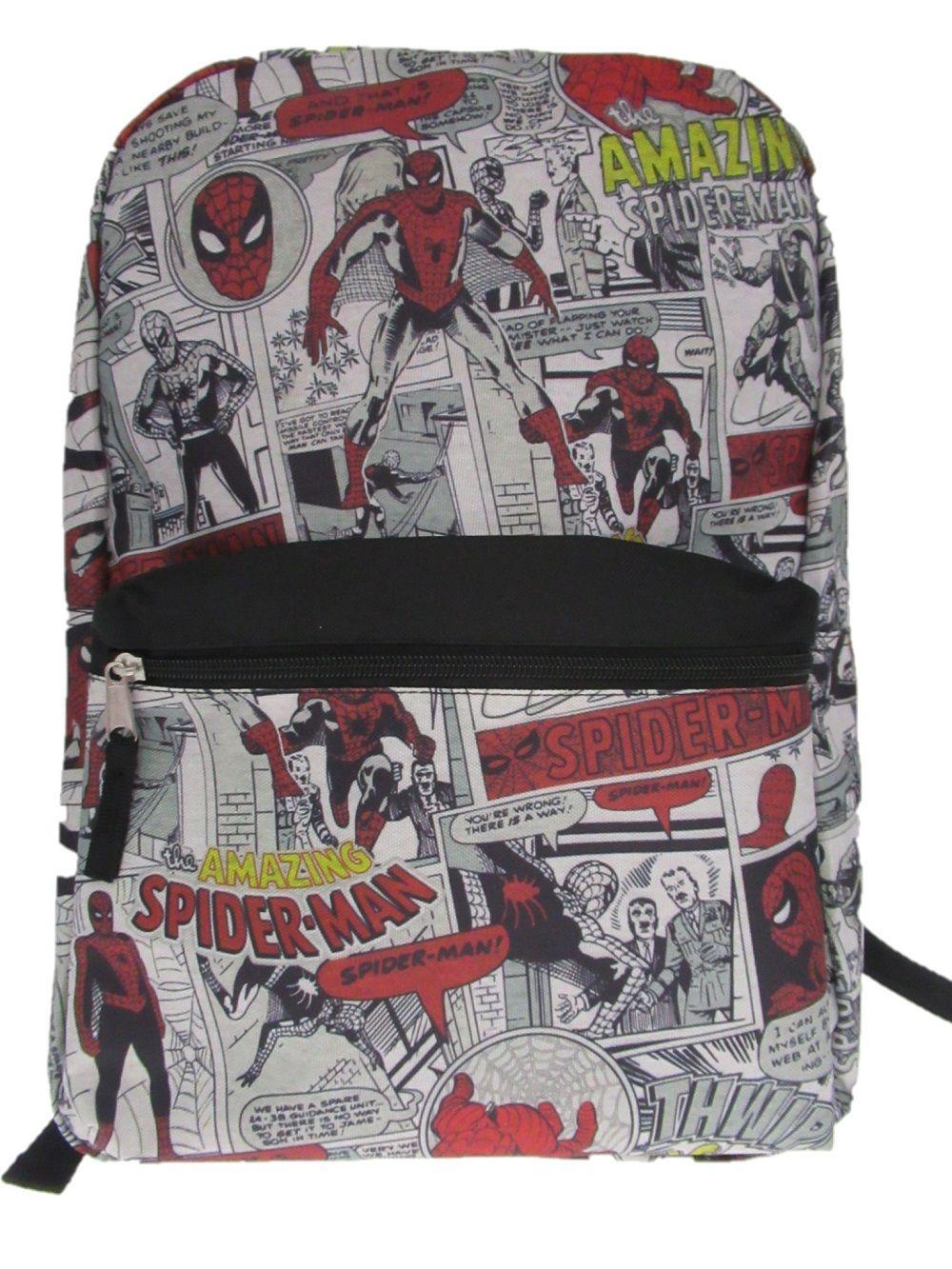 Mochila juvenil spiderman comics-0