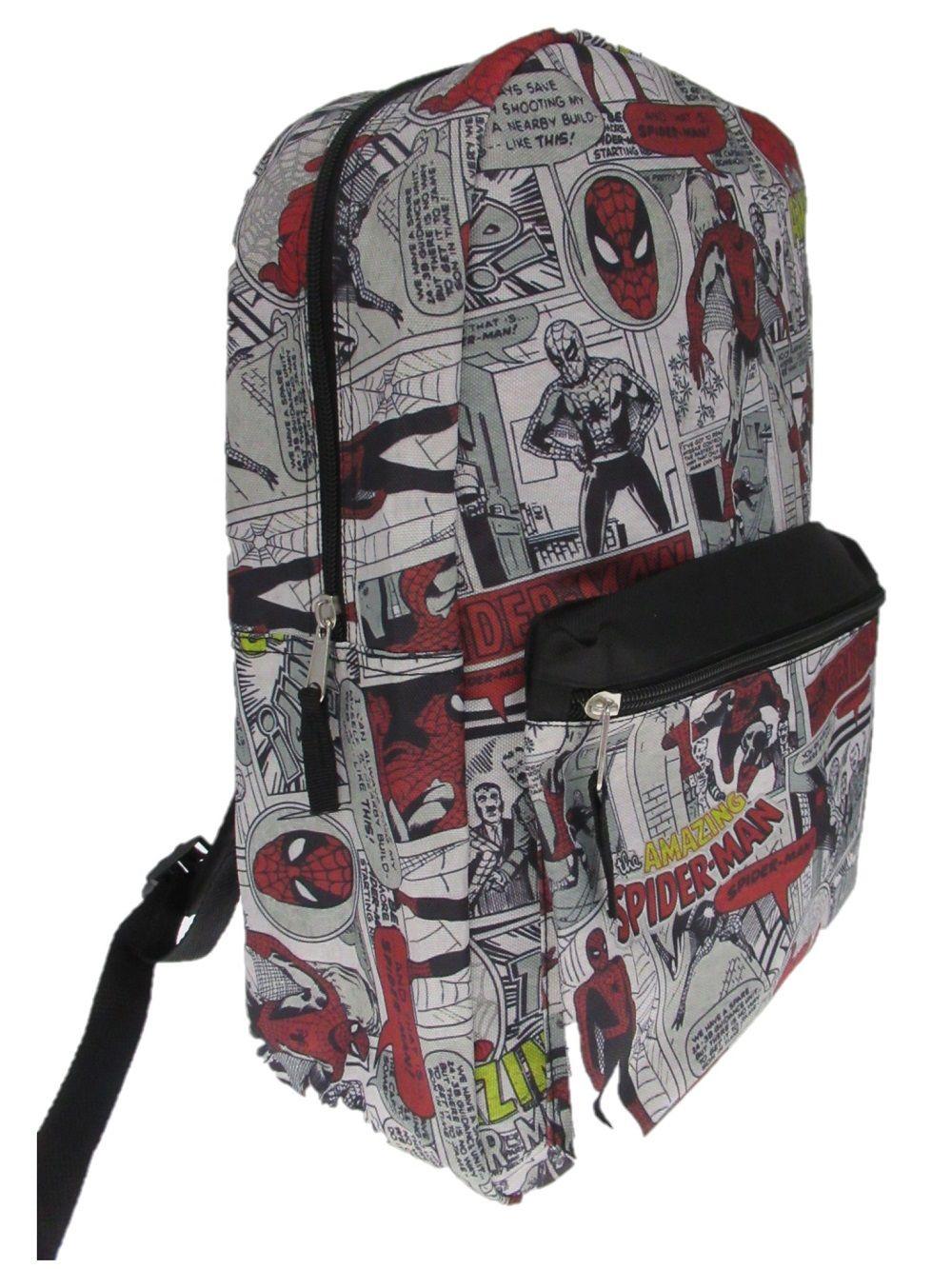Mochila juvenil spiderman comics-1