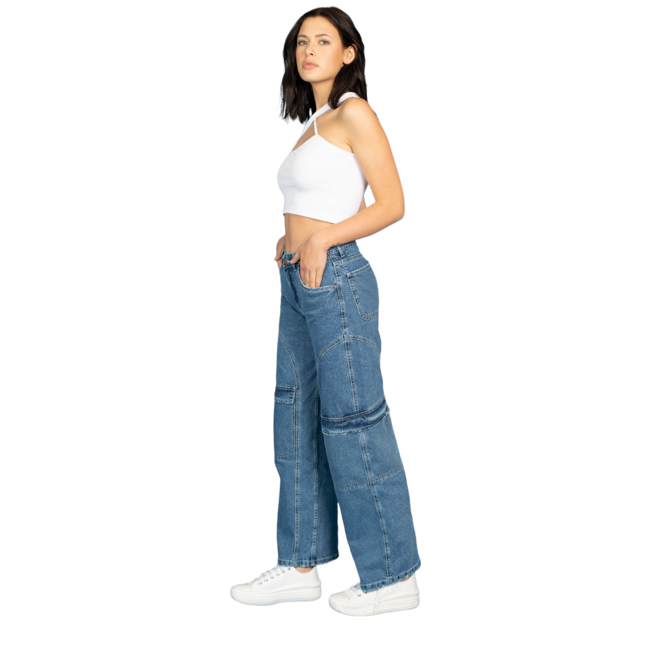 Jeans Carpintero Azul-3