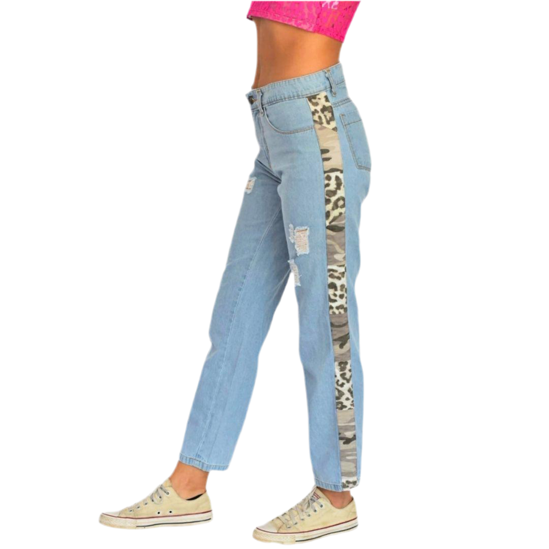 JEANS BANDA CAMUFLADO-0